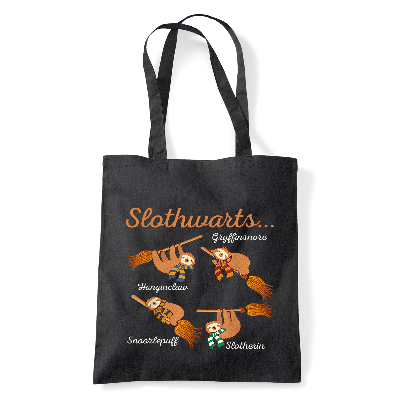 Harry Potter Lajhárok Fekete Shopper Vászontáska
