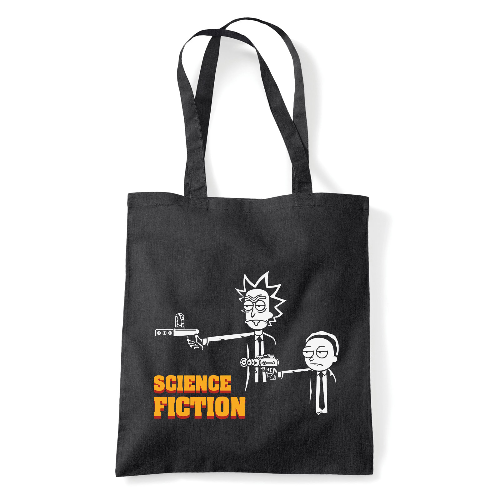 Rick És Morty Fekete Shopper Vászontáska
