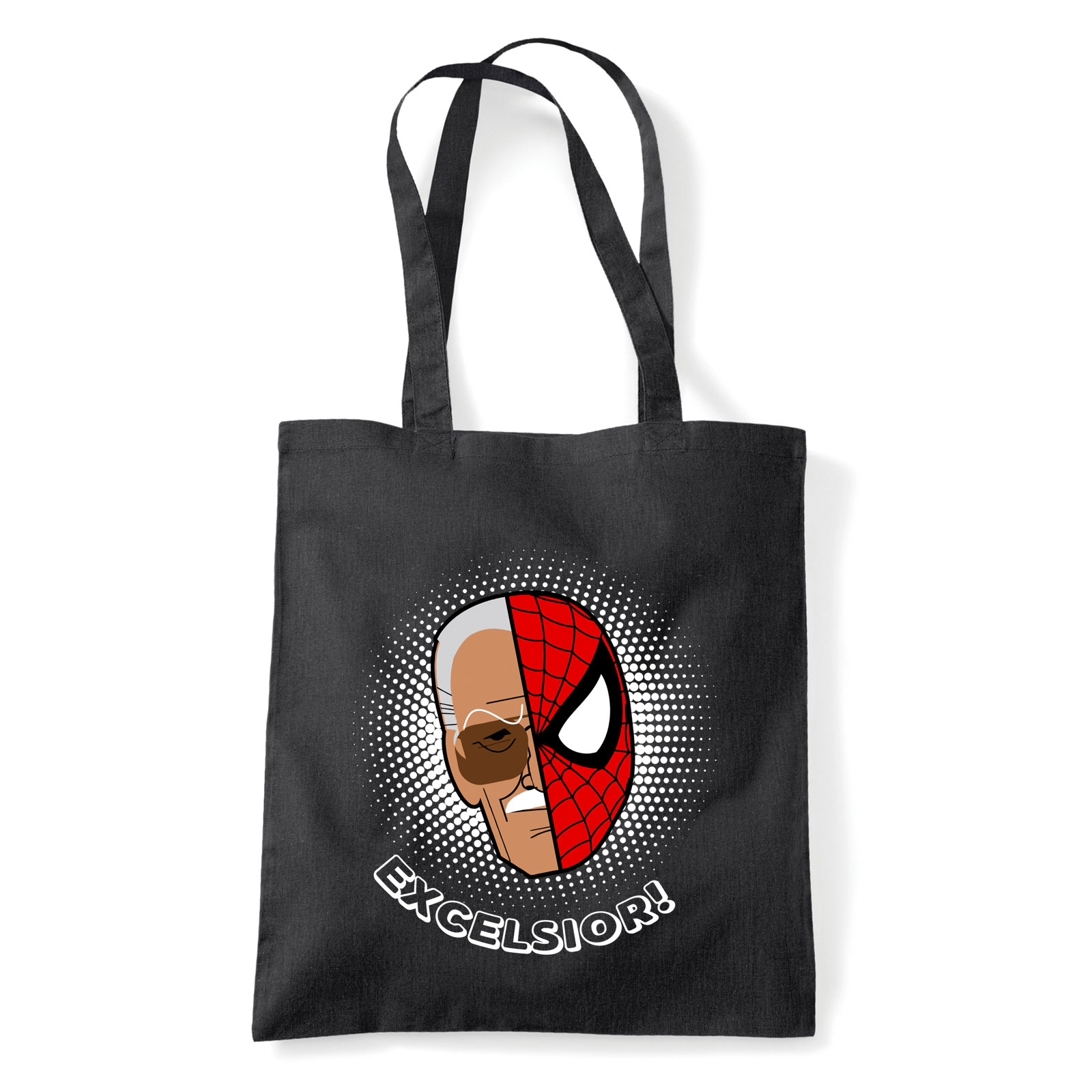 marvel stan lee pókember Fekete Shopper Vászontáska