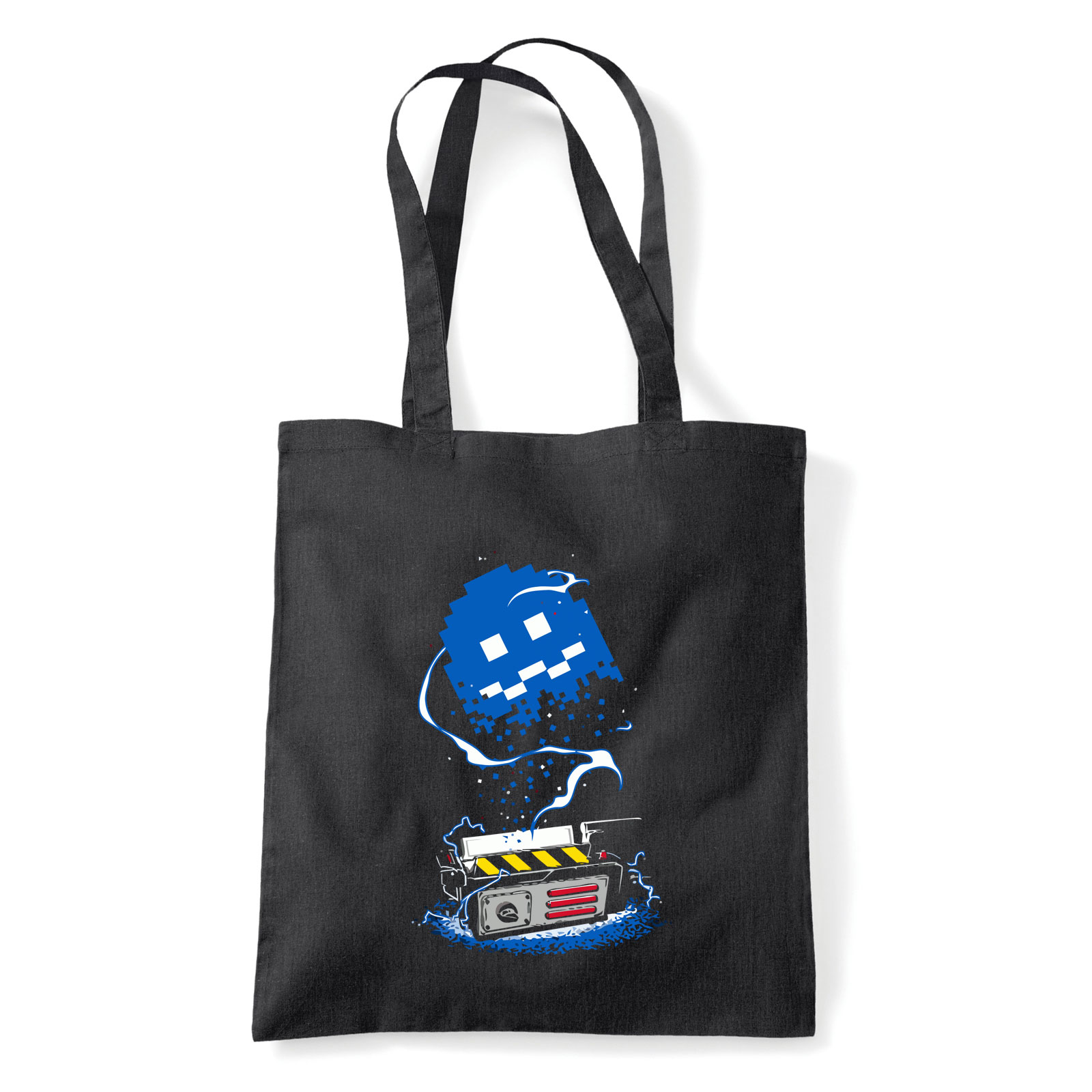 pac man ghost busters humor Fekete Shopper Vászontáska