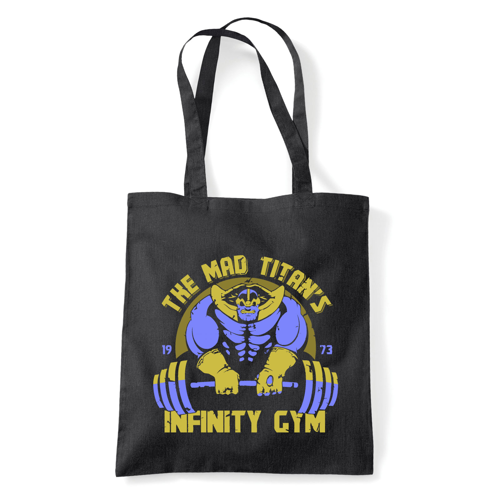 edzés kondi gym thanos Fekete Shopper Vászontáska
