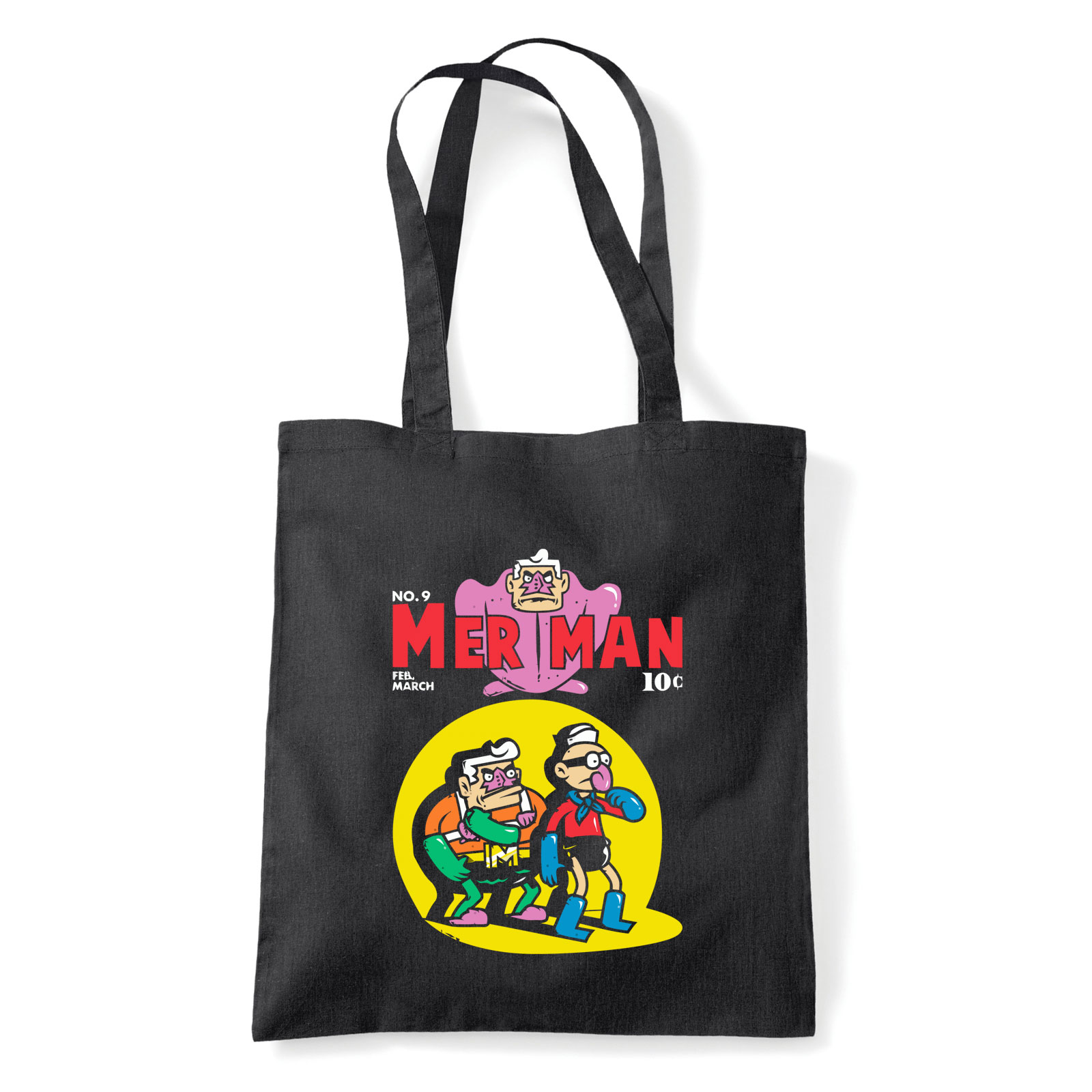 spongya bob erőbenő és kobaka Fekete Shopper Vászontáska
