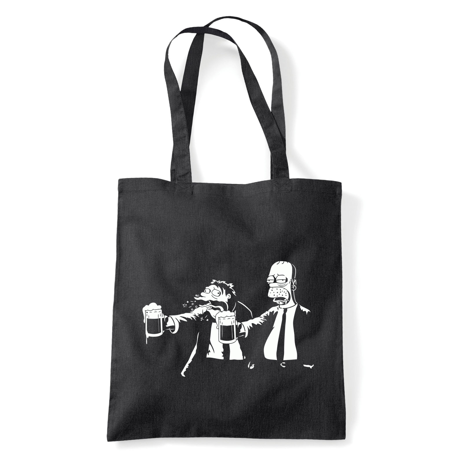 Homer Simpson Simpsons Család homer simpson Fekete Shopper Vászontáska