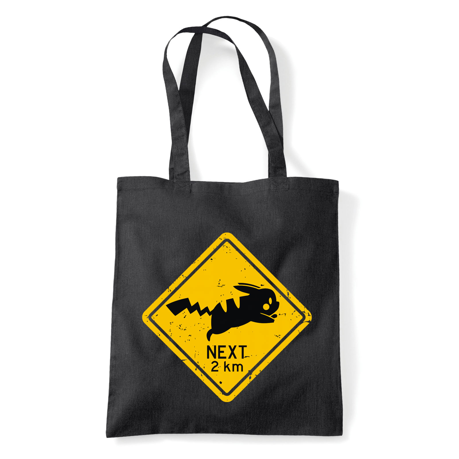 pikachu pokemon Fekete Shopper Vászontáska