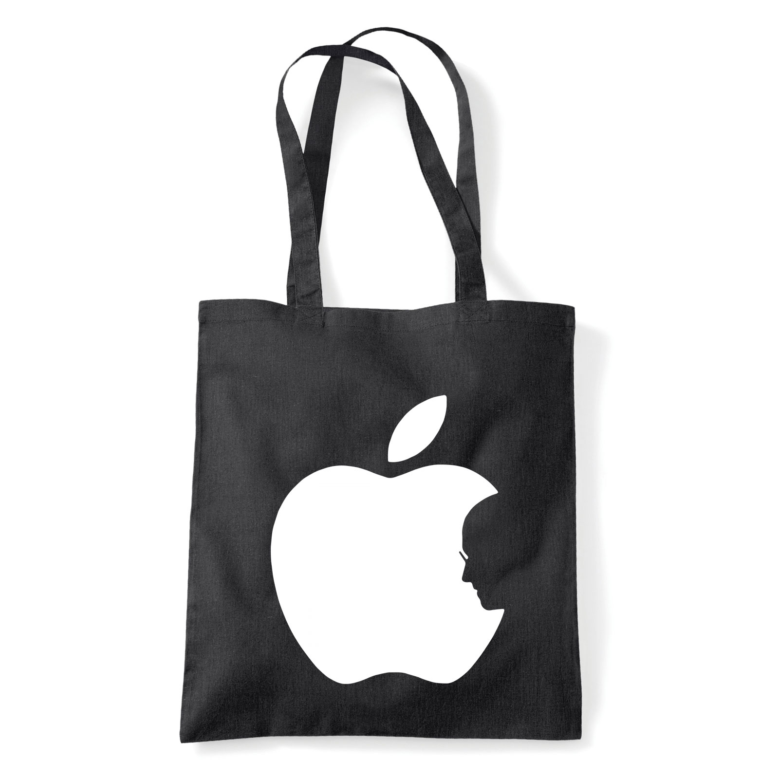apple iphone steve jobs Fekete Shopper Vászontáska