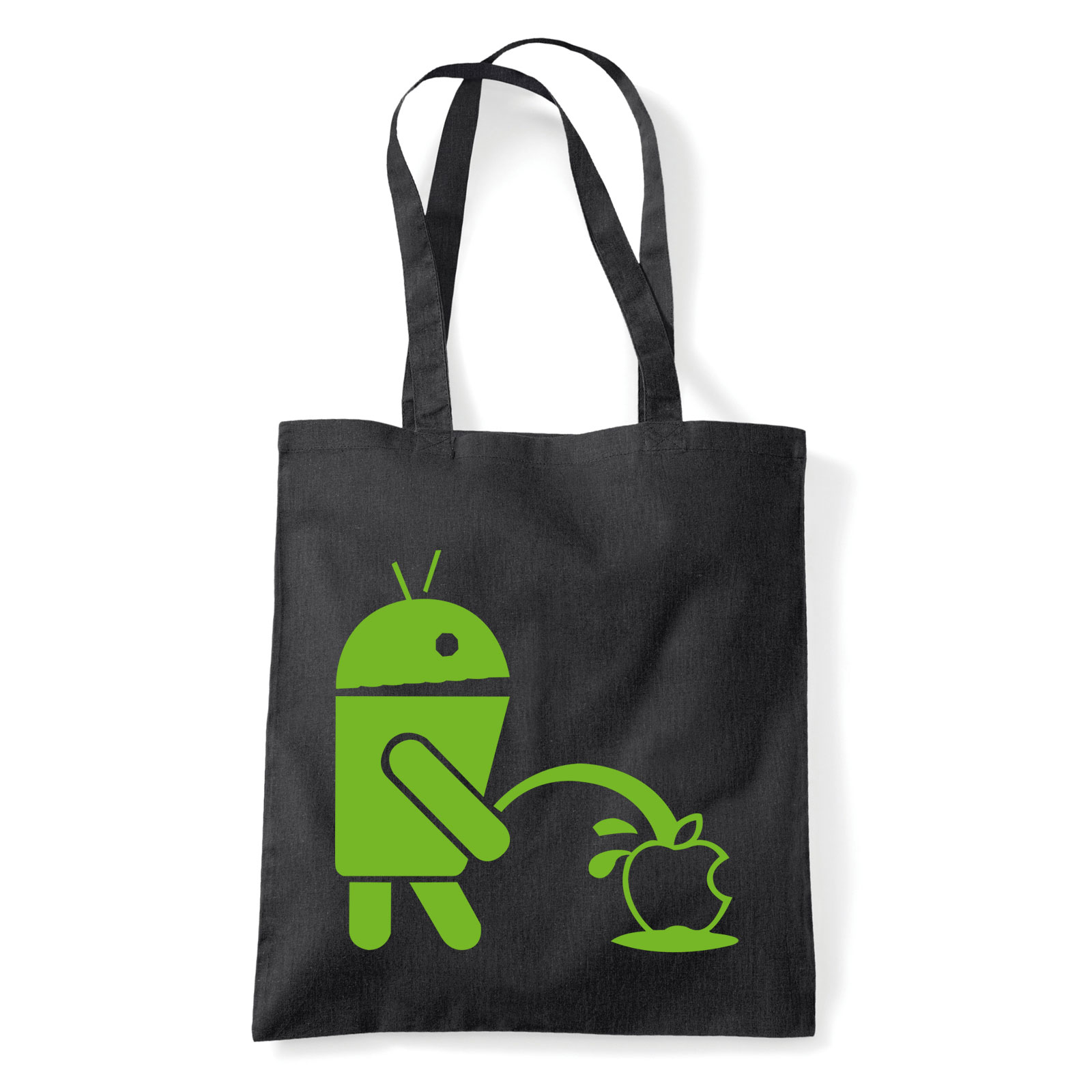 android humor Fekete Shopper Vászontáska