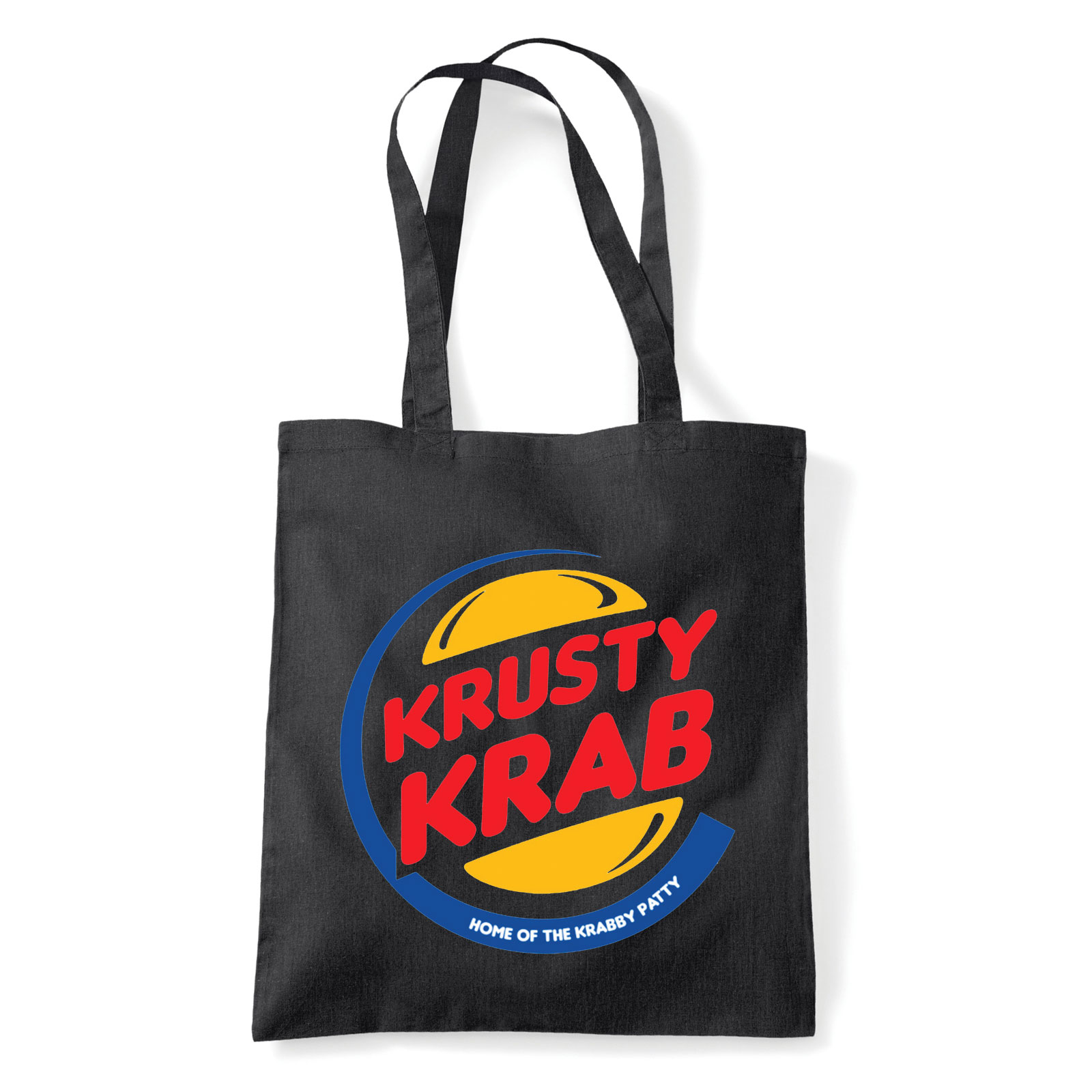 herkentyű burger krusty krab Fekete Shopper Vászontáska