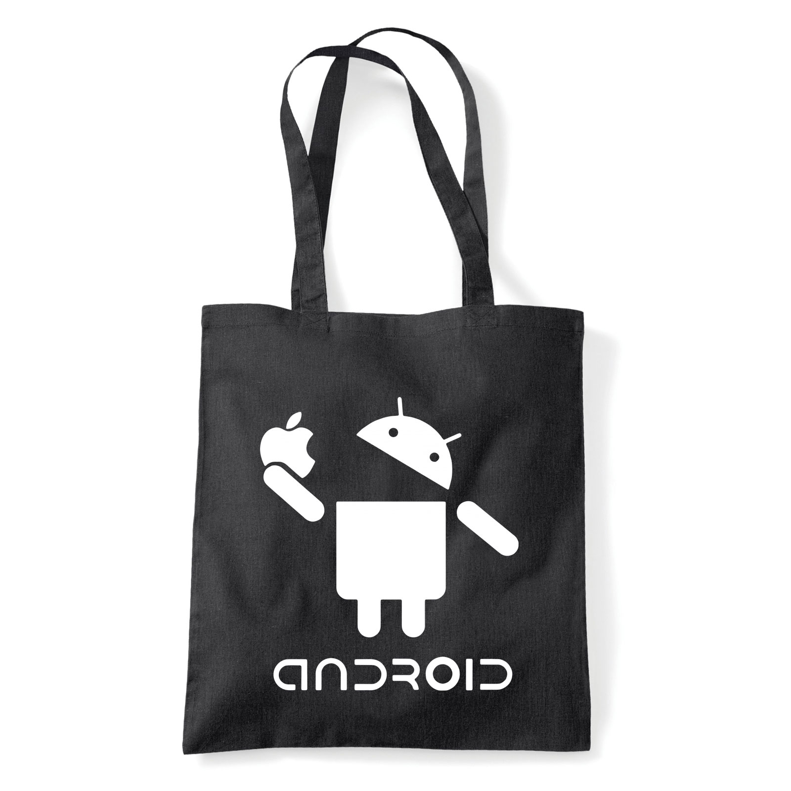 android humor Fekete Shopper Vászontáska