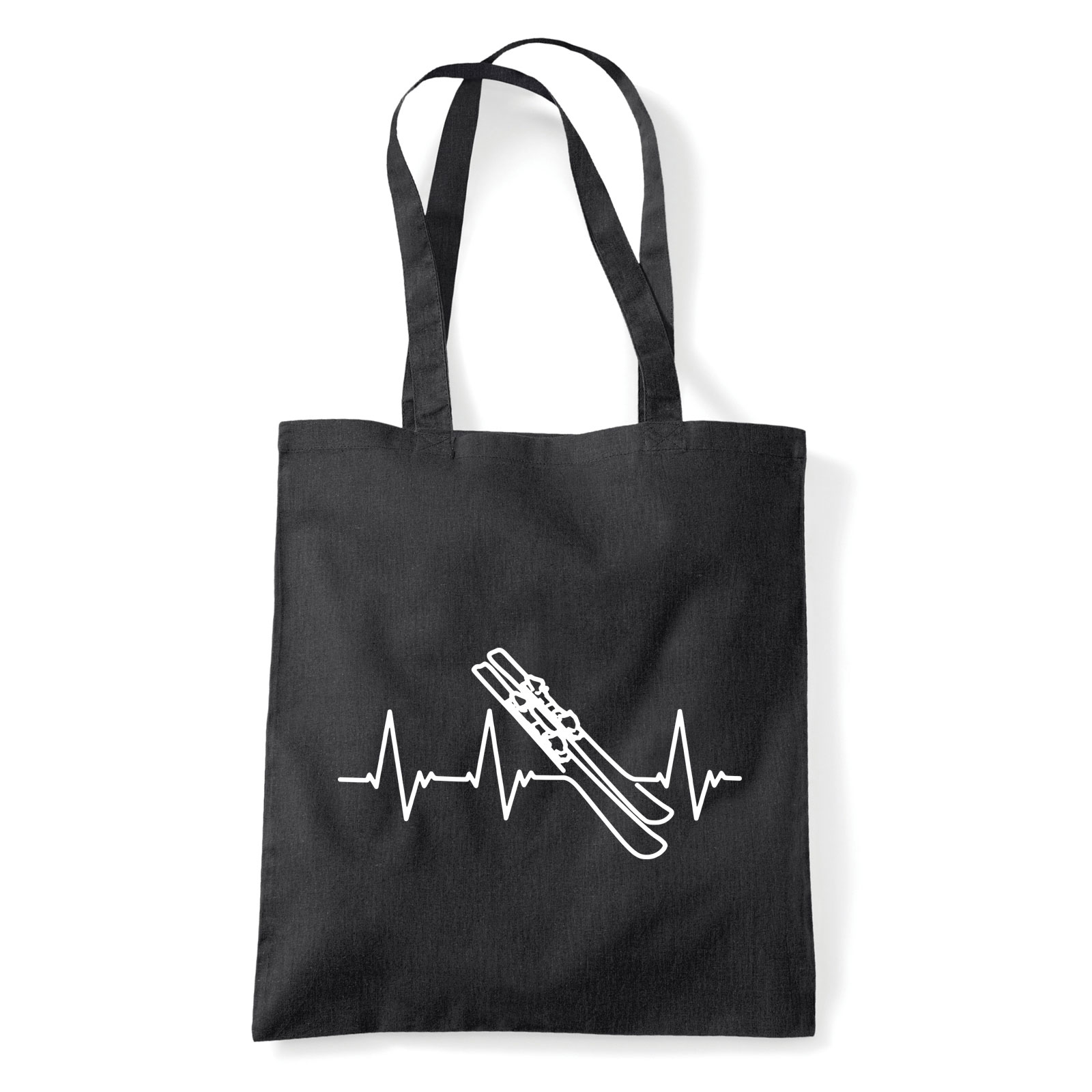 síelés Fekete Shopper Vászontáska