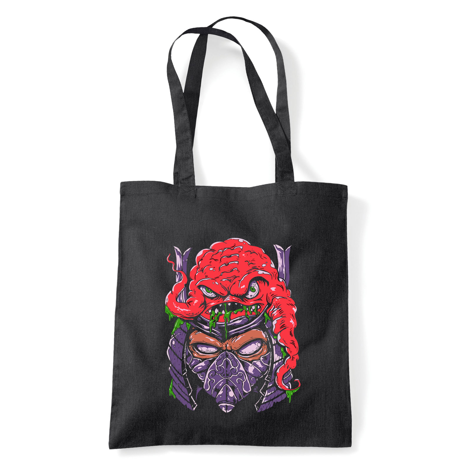 tini ninja teknőcök zúzó shredder Fekete Shopper Vászontáska