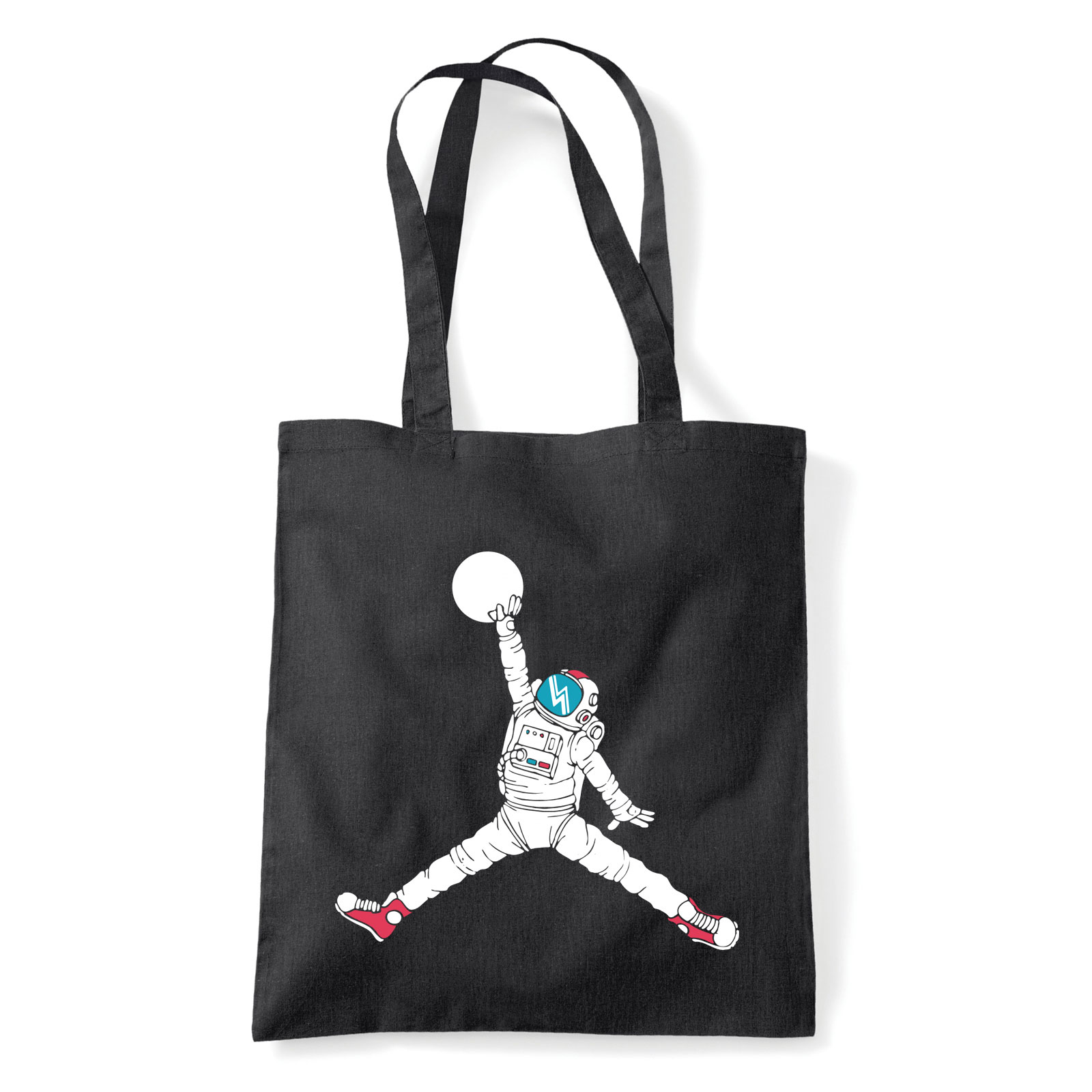 űrhajós space asztronatua Fekete Shopper Vászontáska