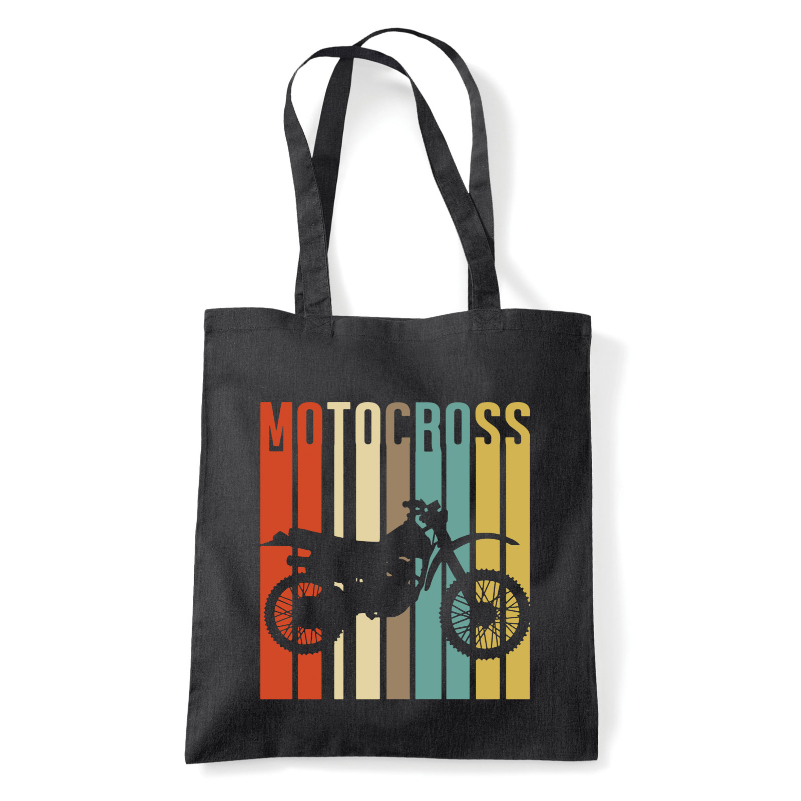 motocross motor motoros Fekete Shopper Vászontáska