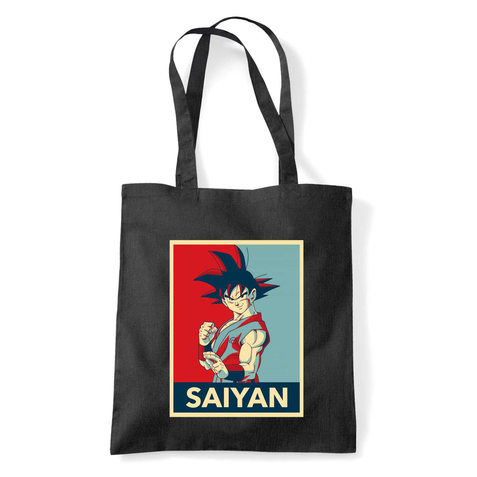 dragon ball son goku Fekete Shopper Vászontáska