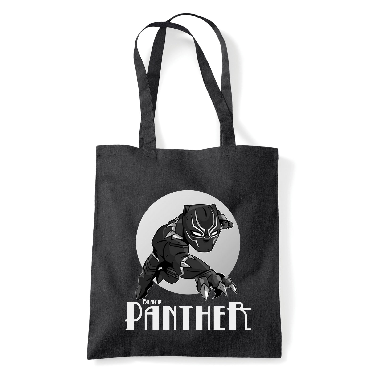 black panther fekete párduc bosszúállók avengers Fekete Shopper Vászontáska