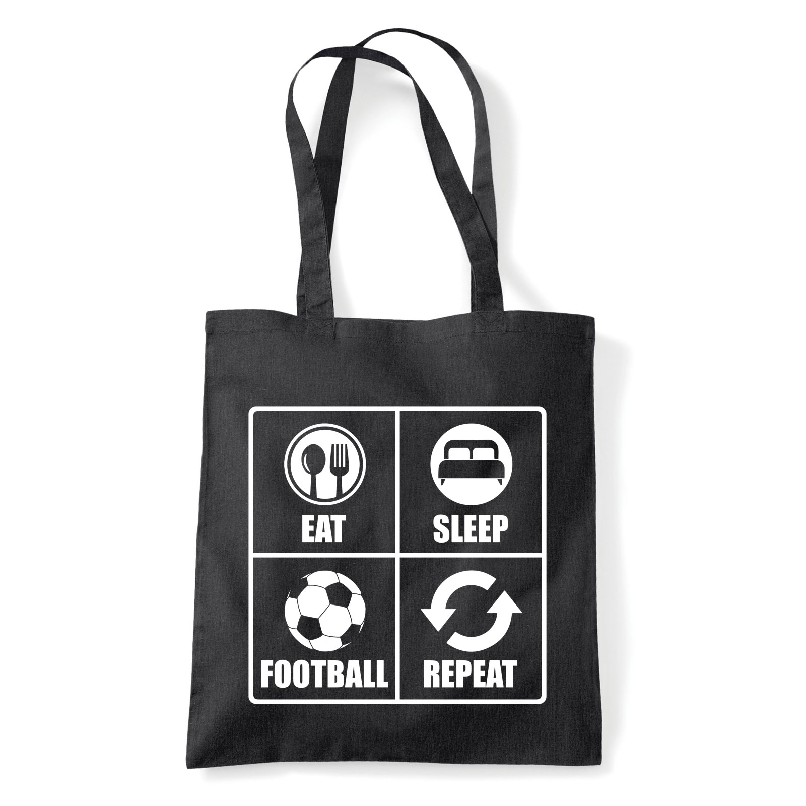focis football foci Fekete Shopper Vászontáska