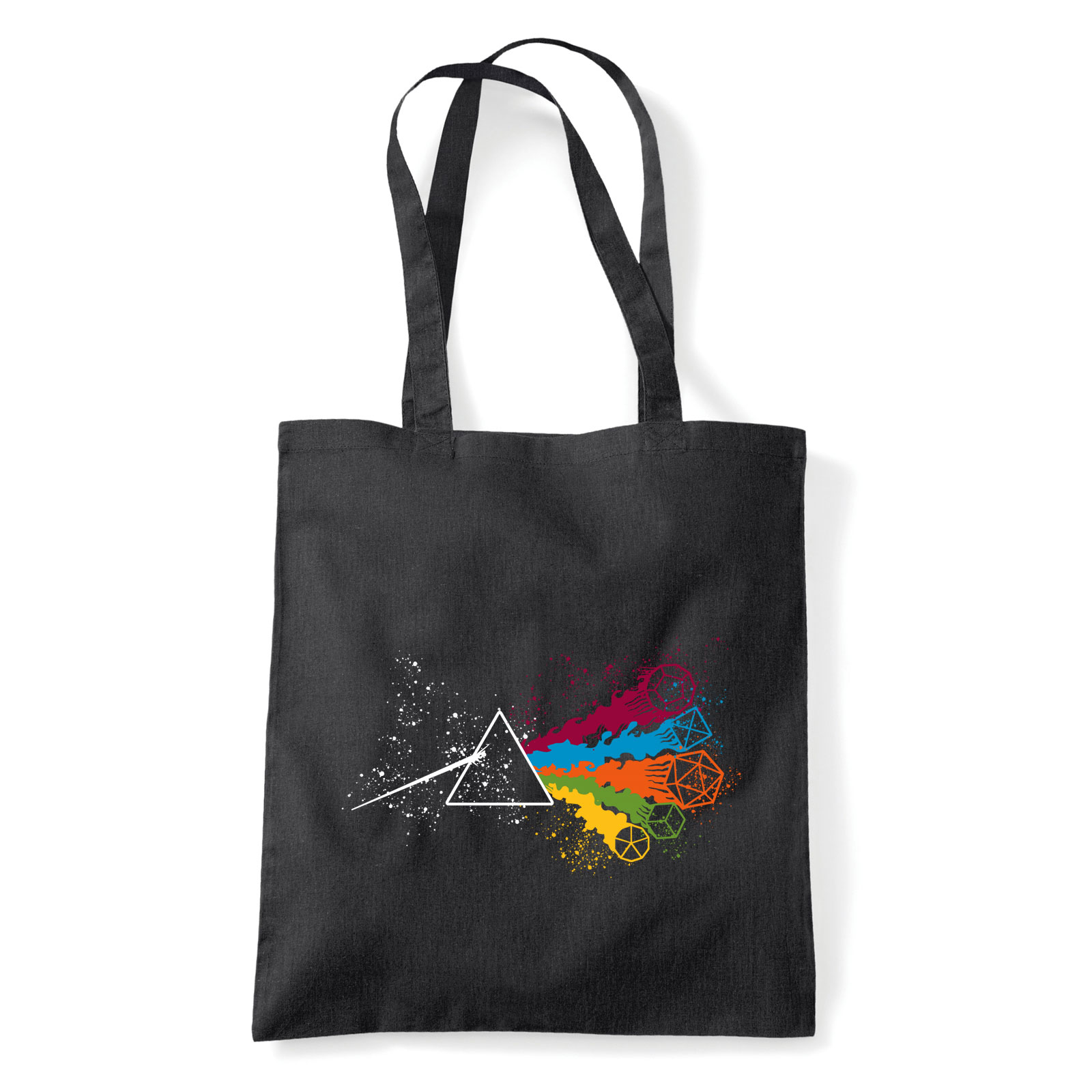 dungeons and dragons floyd humor dd Fekete Shopper Vászontáska