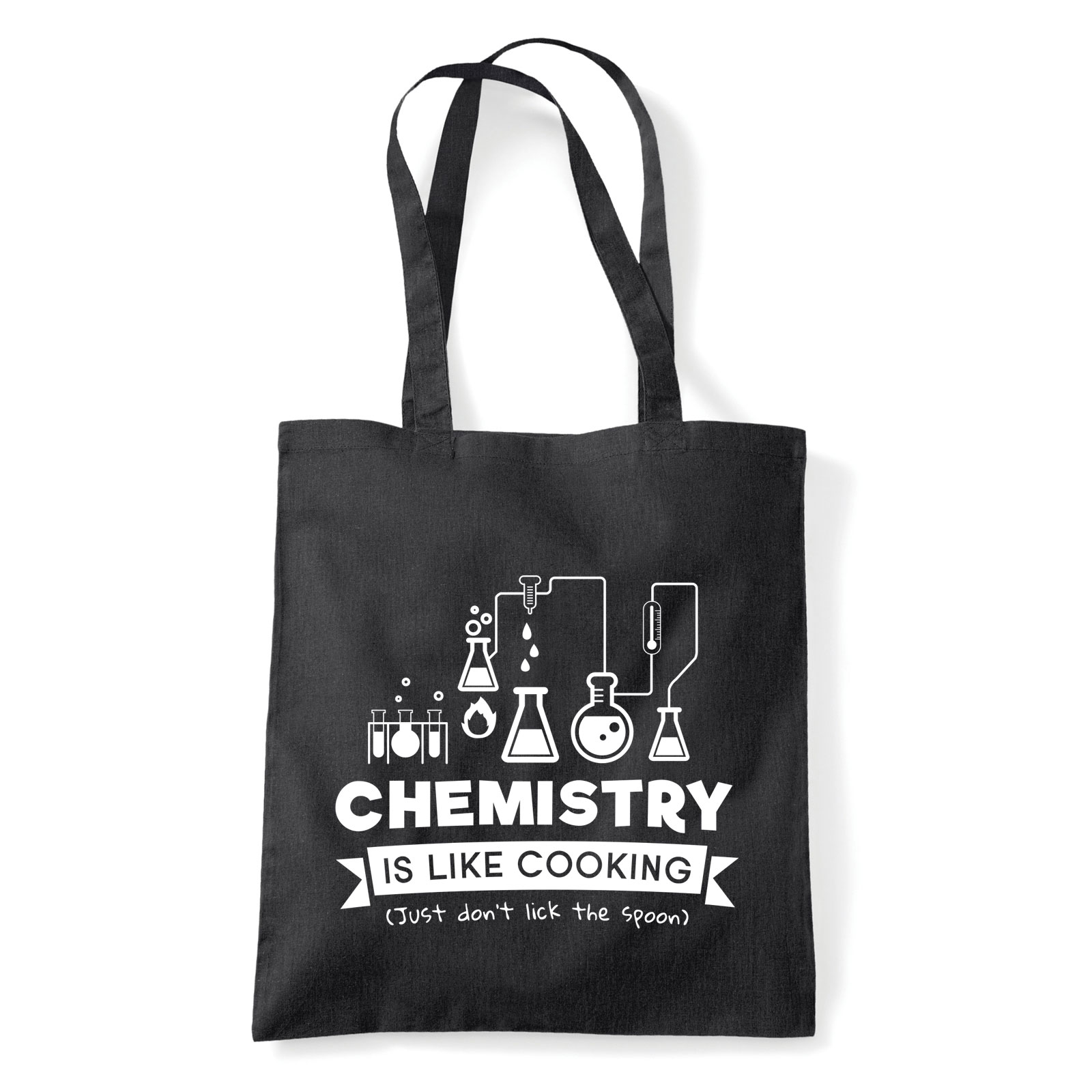 kéma kémikus chemistry Fekete Shopper Vászontáska