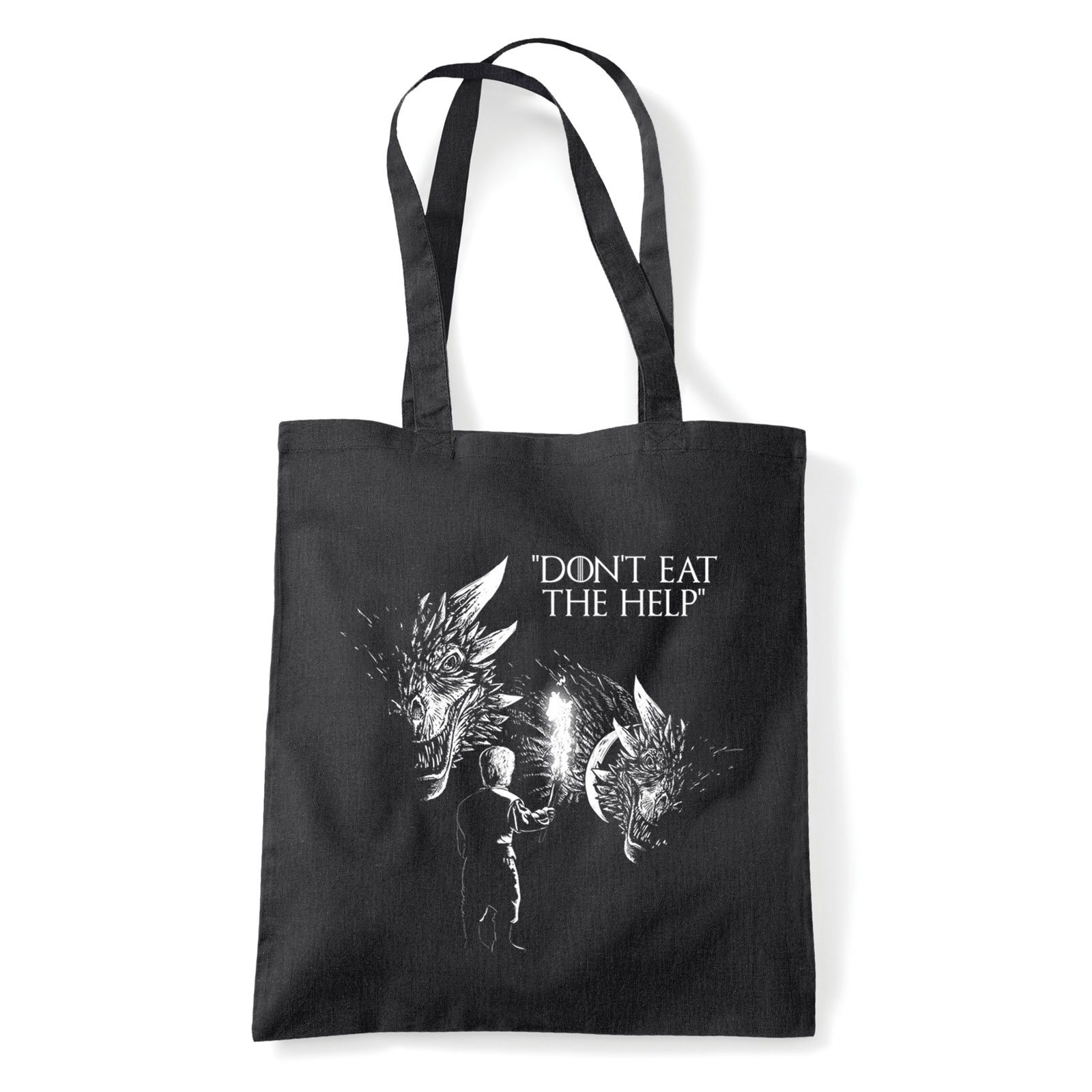game of thrones trónok harca sárkányok lannister Fekete Shopper Vászontáska