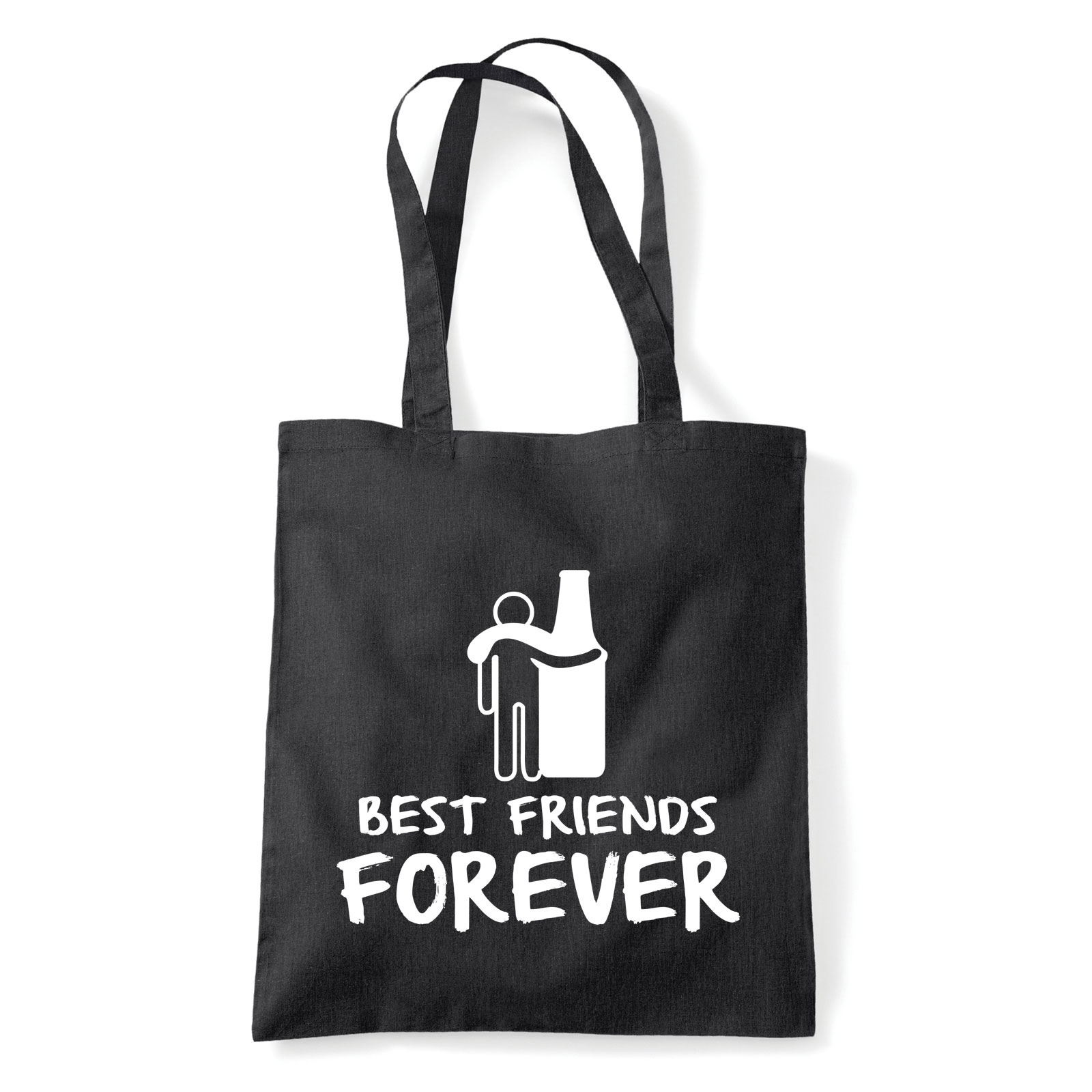sör férfi barátság humor alkohol Fekete Shopper Vászontáska