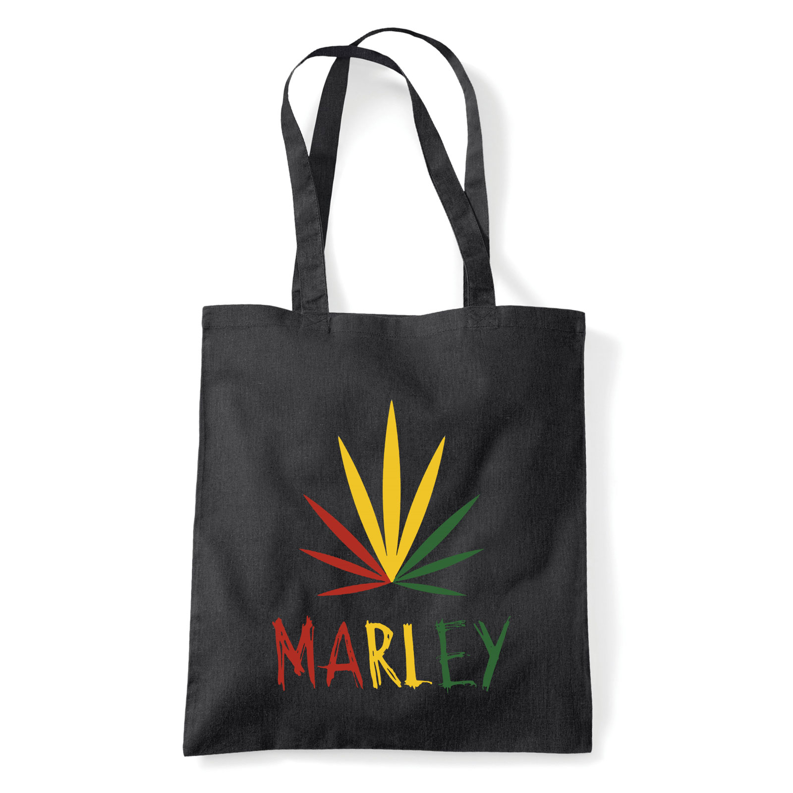 bob marley kanabisz cannabis Fekete Shopper Vászontáska