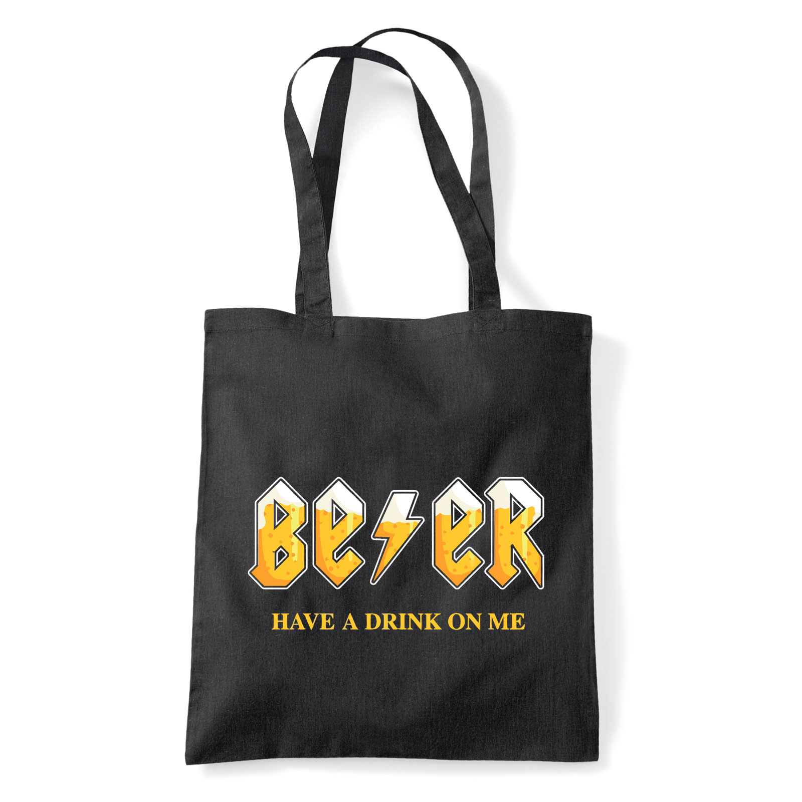 sör beer alkohol Fekete Shopper Vászontáska