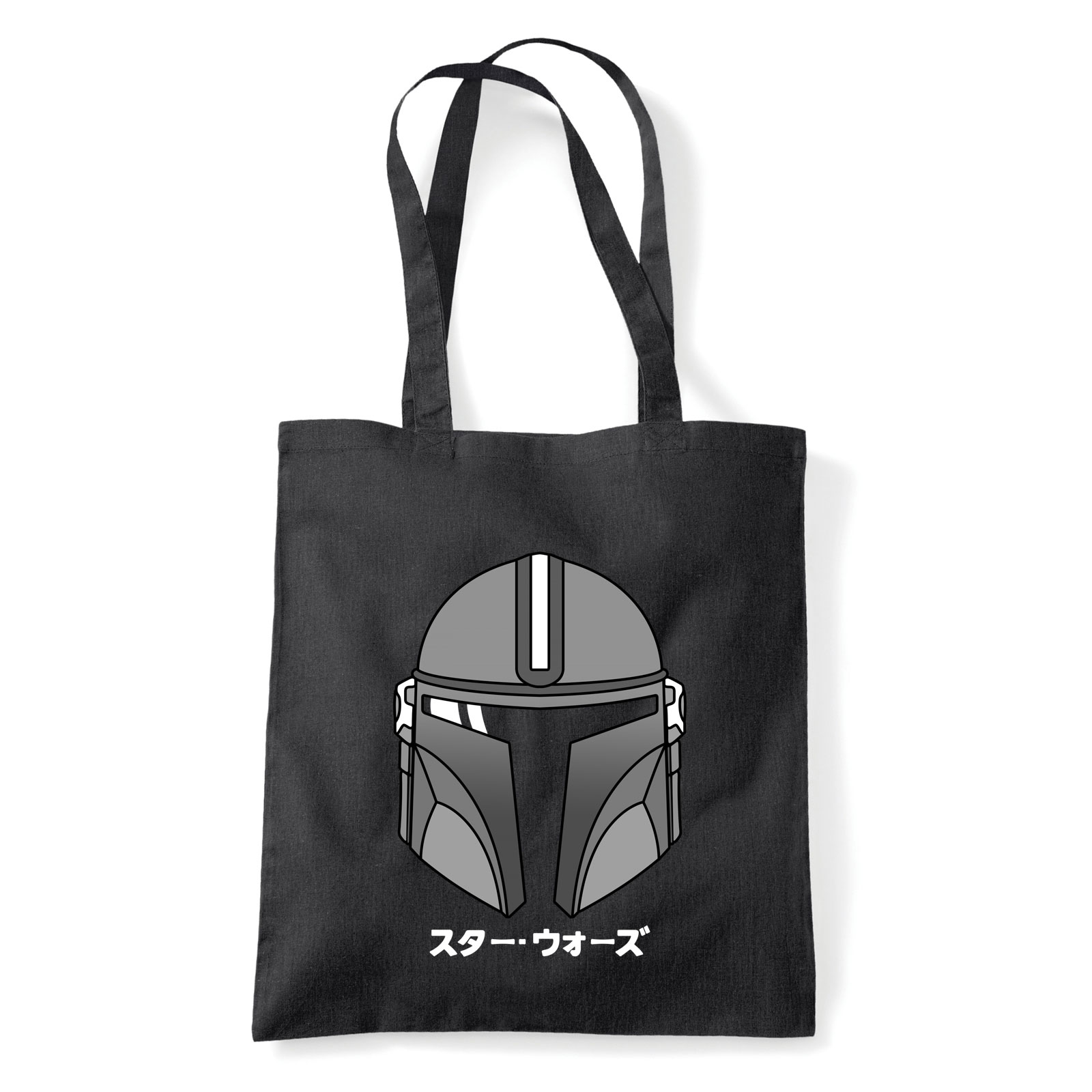 mandalorian baba yoda baby yoda Fekete Shopper Vászontáska