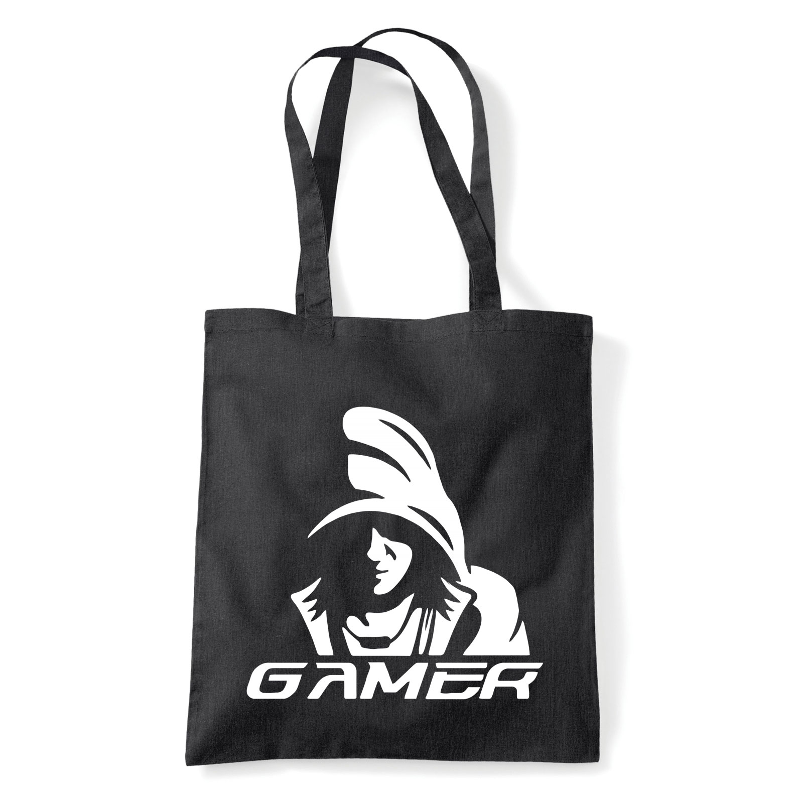 gamer Fekete Shopper Vászontáska