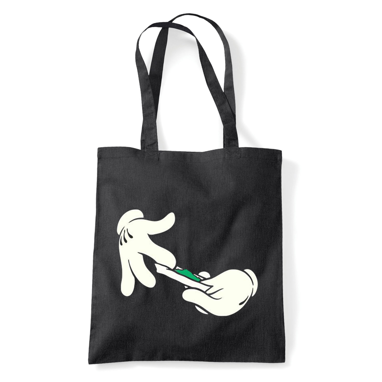 kanabisz marihuána canabis Fekete Shopper Vászontáska