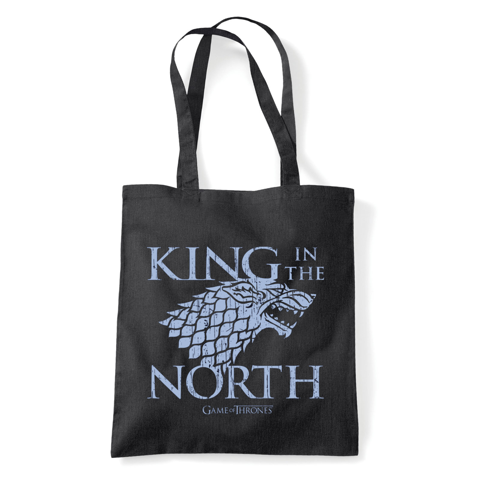 trónok harca game of thrones house stark Fekete Shopper Vászontáska