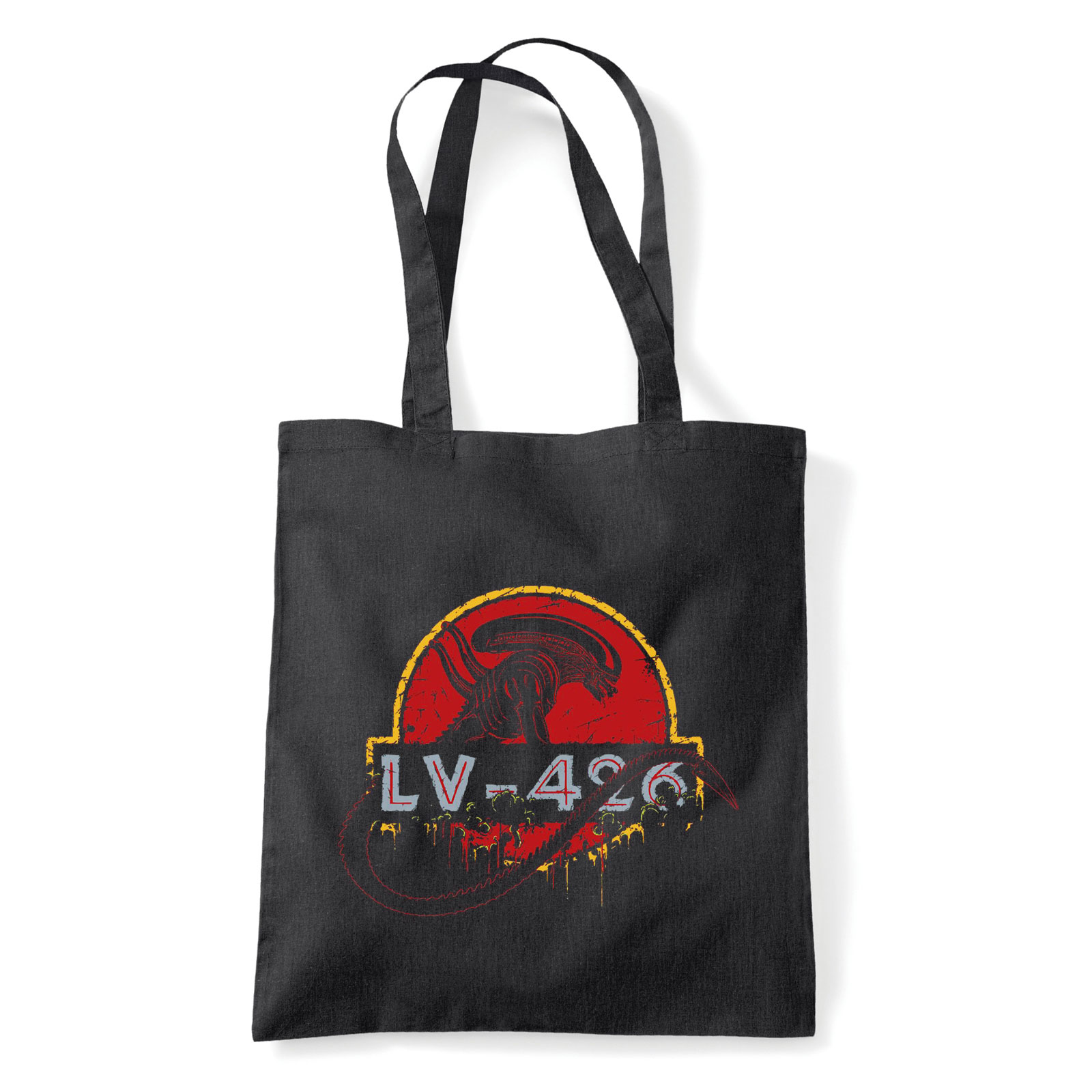 alien Fekete Shopper Vászontáska