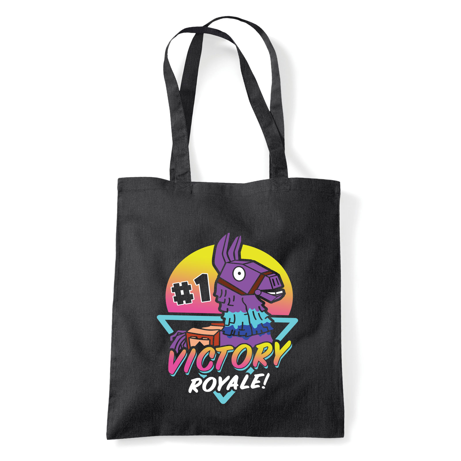 fortnite loot láma Fekete Shopper Vászontáska