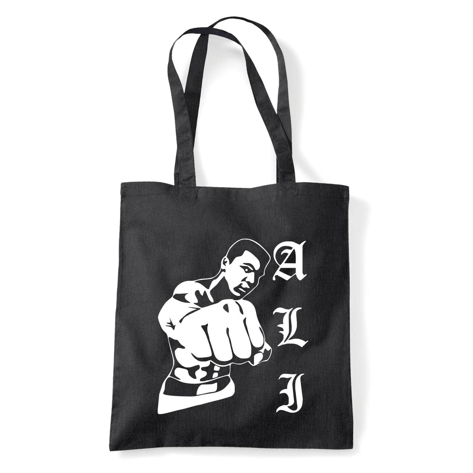 muhamad ali Fekete Shopper Vászontáska