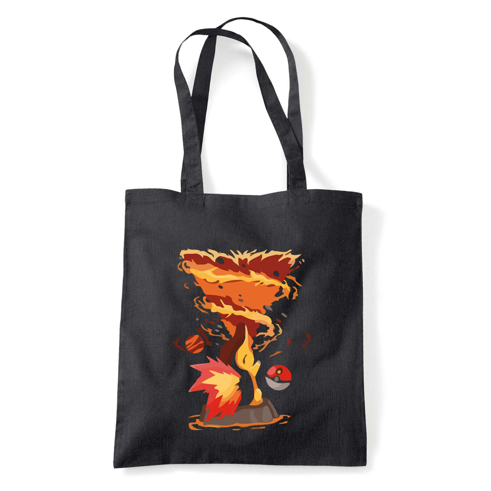 pokemon cyndaquil Fekete Shopper Vászontáska
