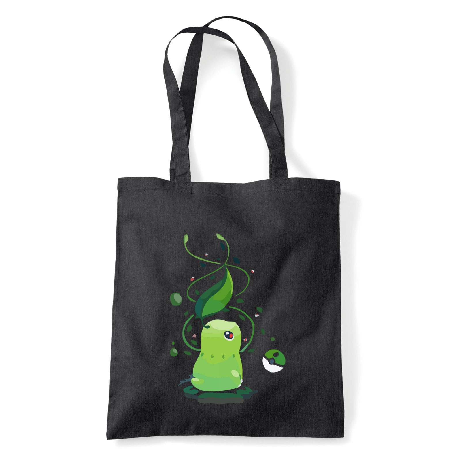 chikorita Fekete Shopper Vászontáska