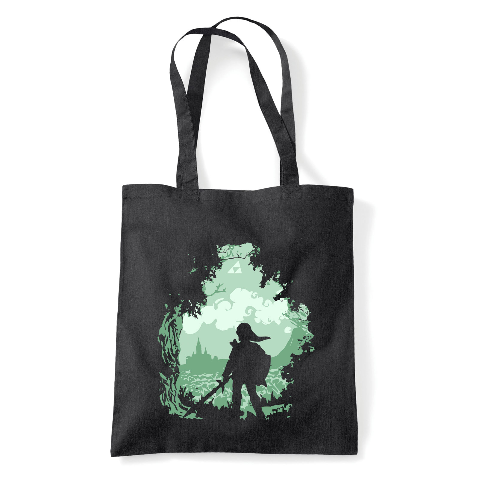 zelda link Fekete Shopper Vászontáska