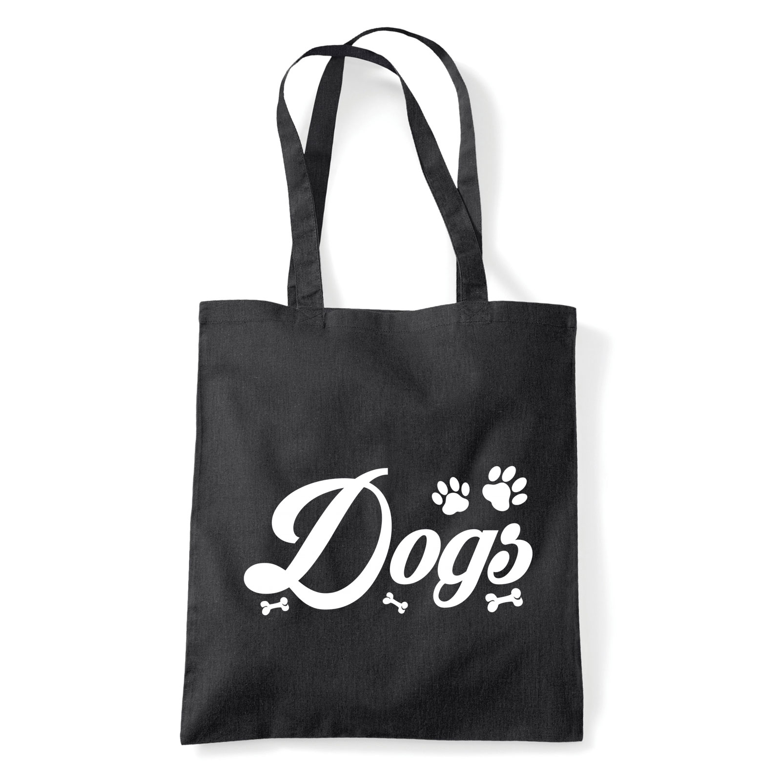 dogs kutya kutyás Fekete Shopper Vászontáska