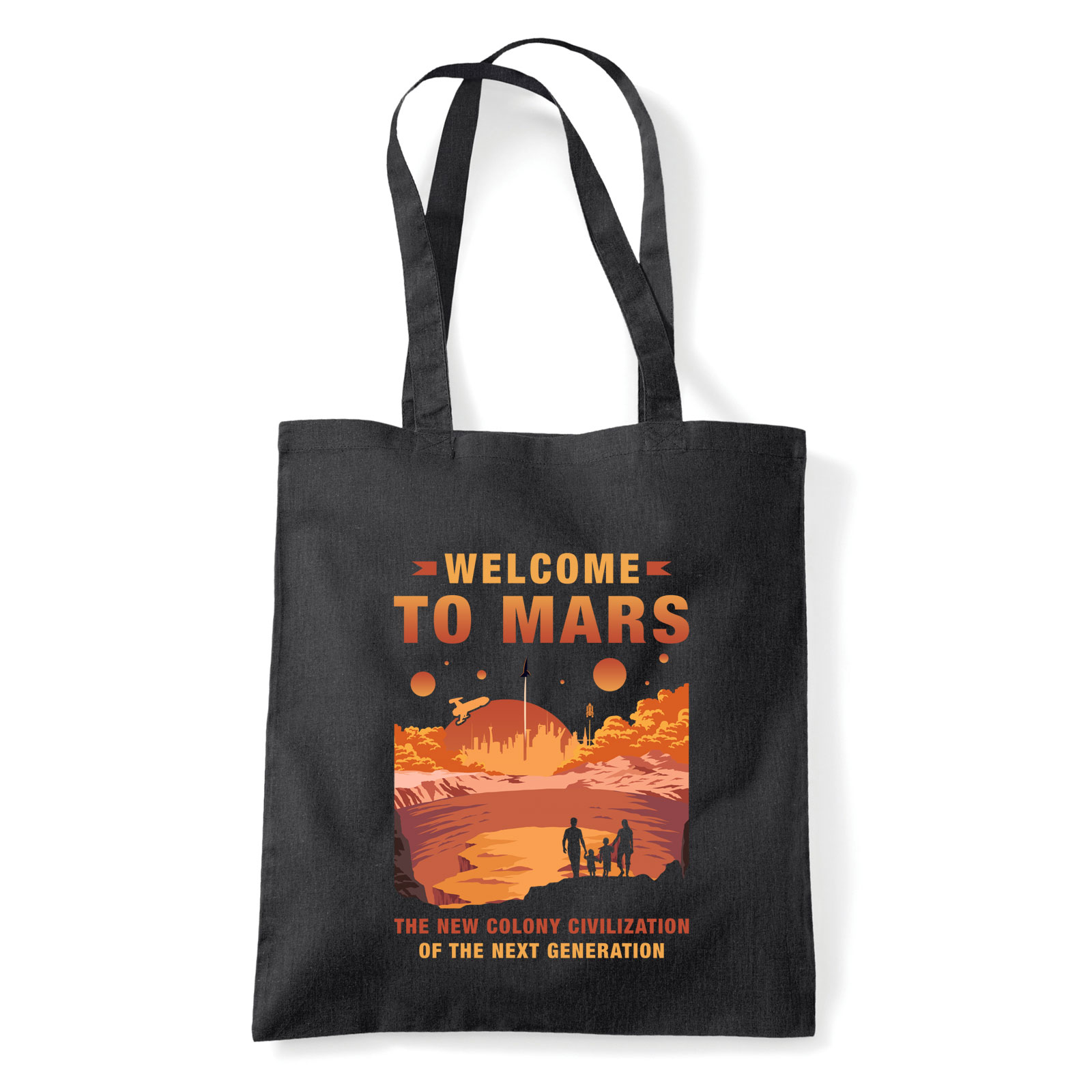 mars Fekete Shopper Vászontáska