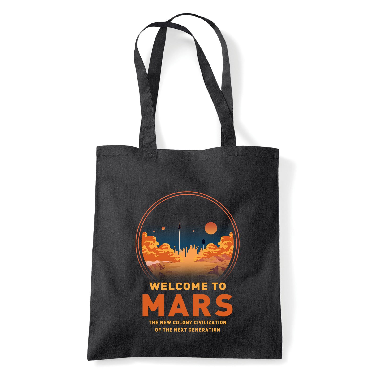 mars Fekete Shopper Vászontáska