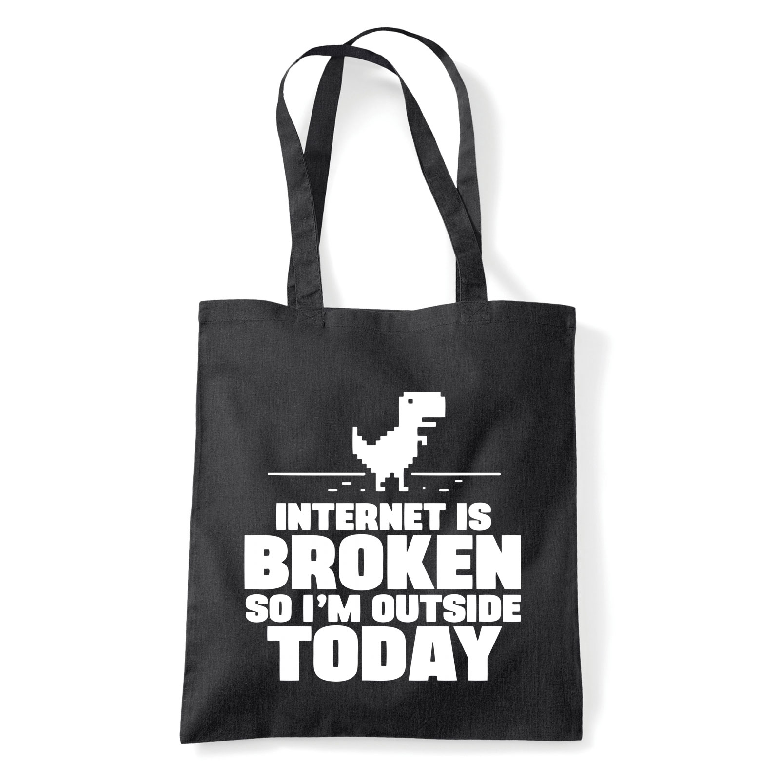 google chrome t-rex Fekete Shopper Vászontáska