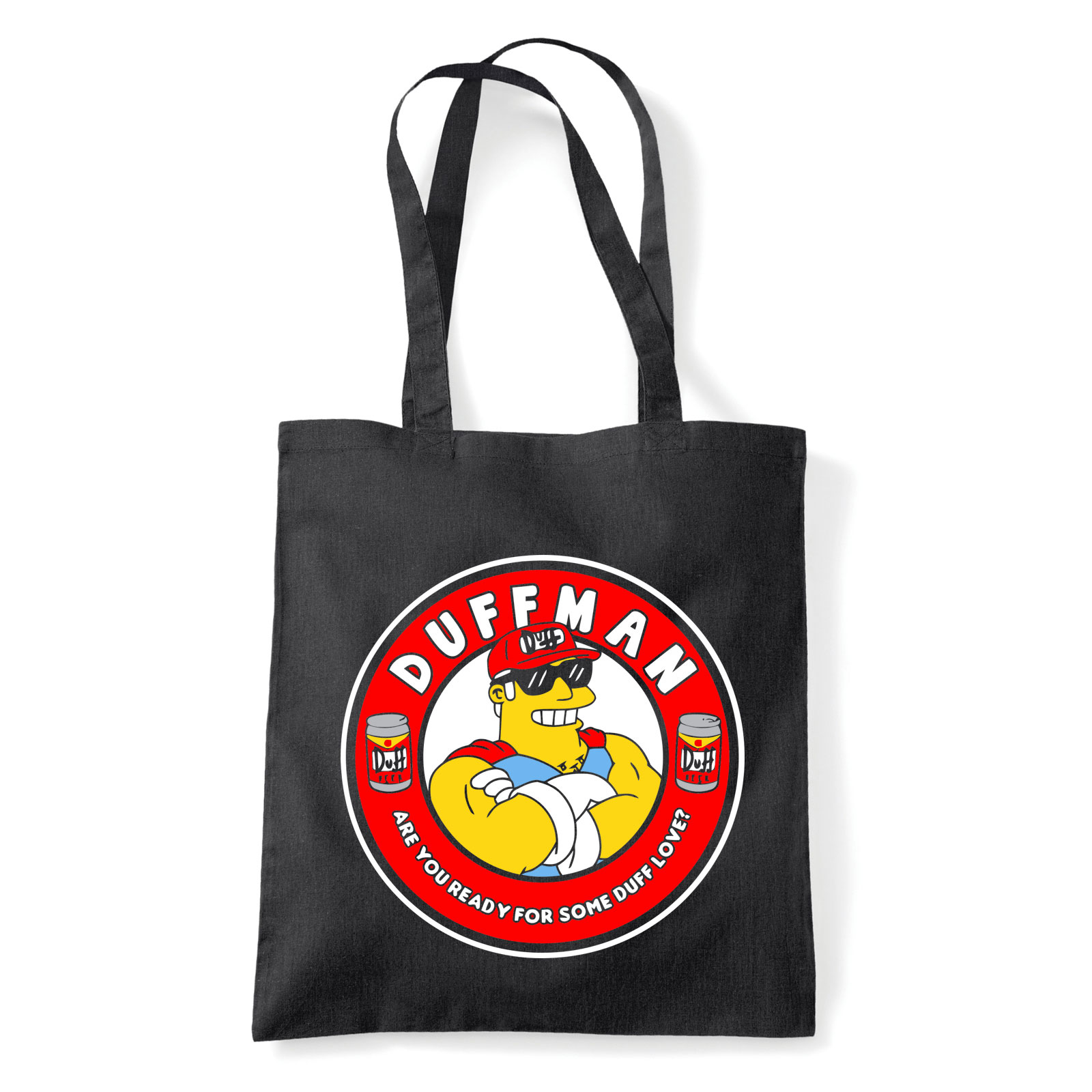 duffman simpson család Fekete Shopper Vászontáska