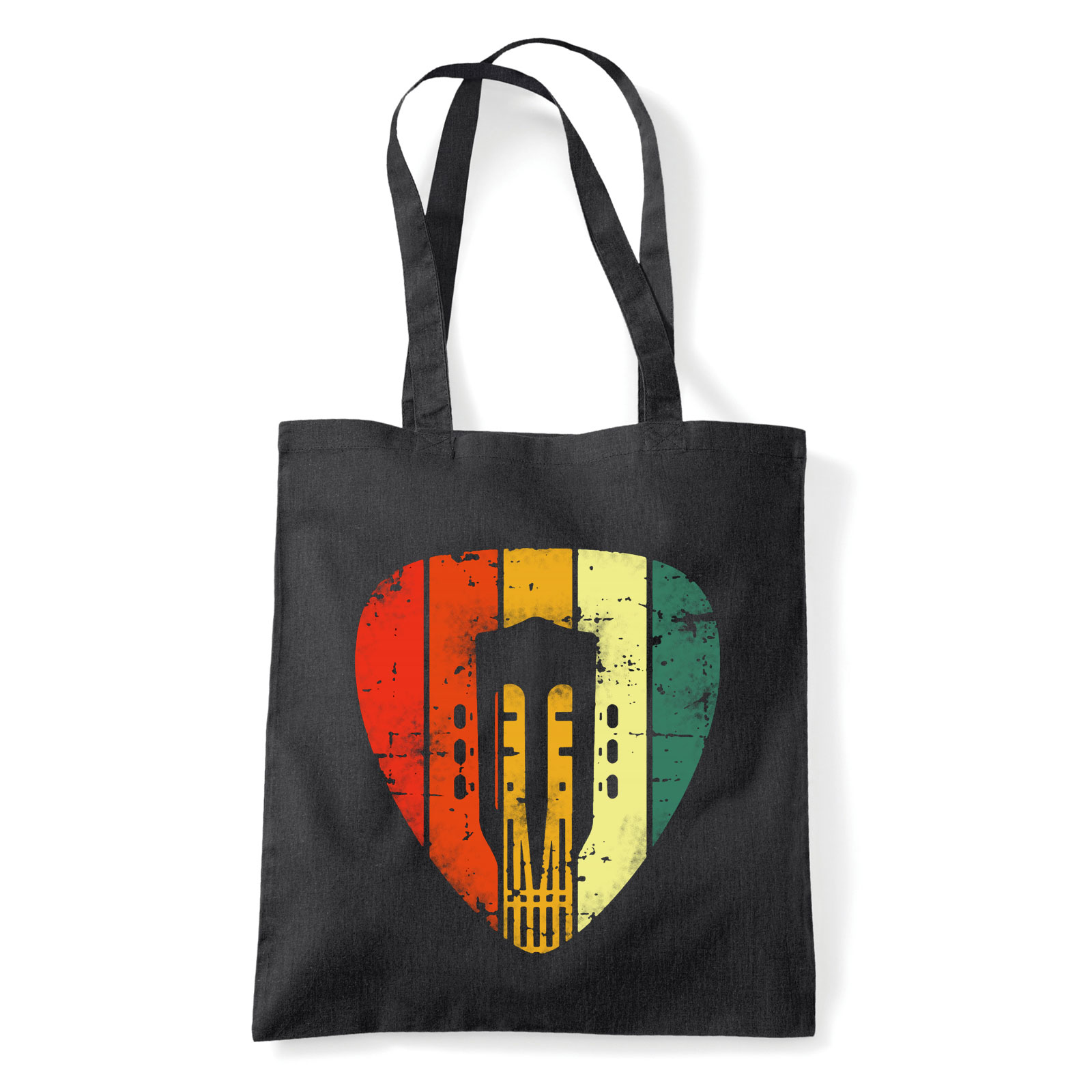 gitár gitáros Fekete Shopper Vászontáska