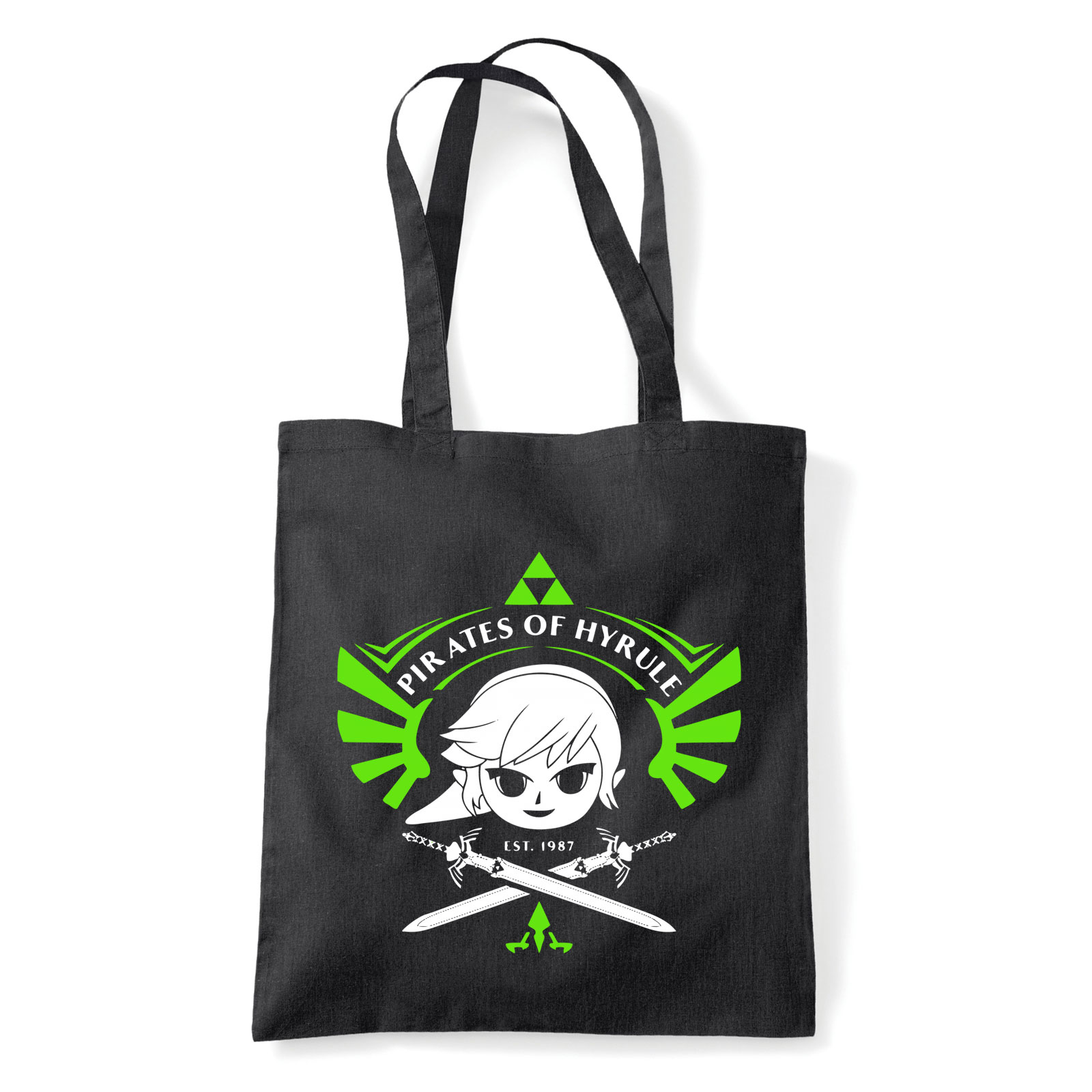 zelda link Fekete Shopper Vászontáska