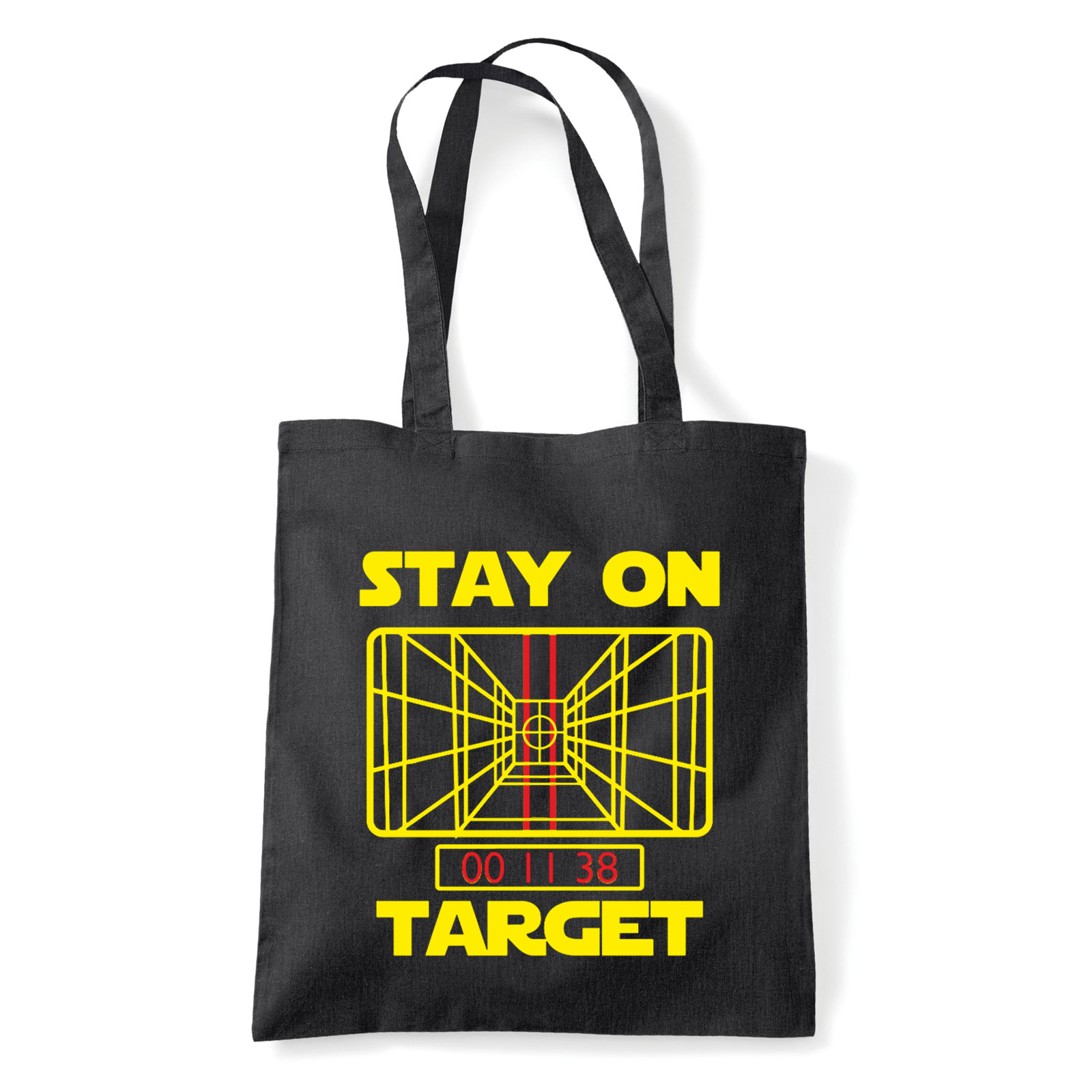 star wars stay on target  Fekete Shopper Vászontáska
