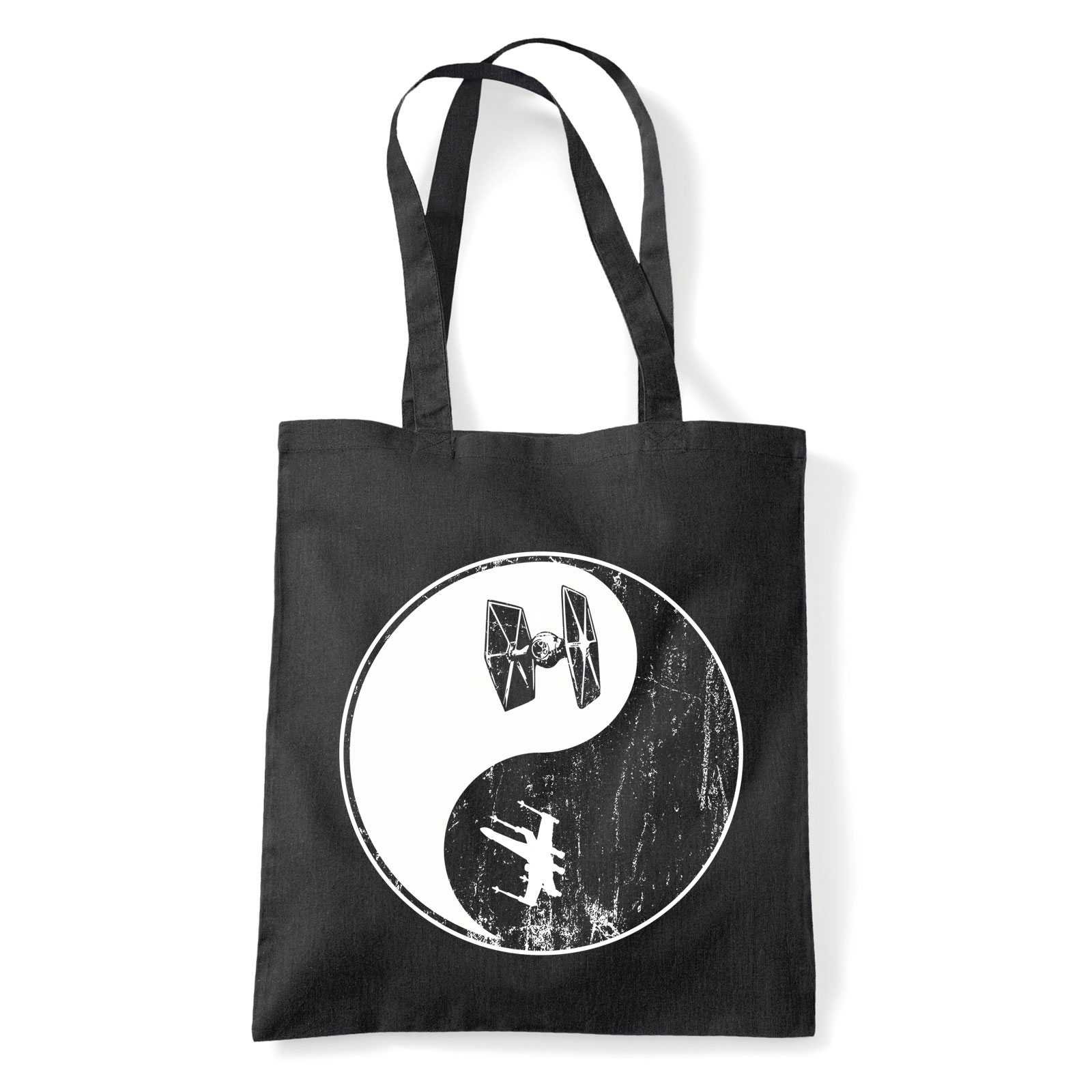 star wars yin yang Fekete Shopper Vászontáska