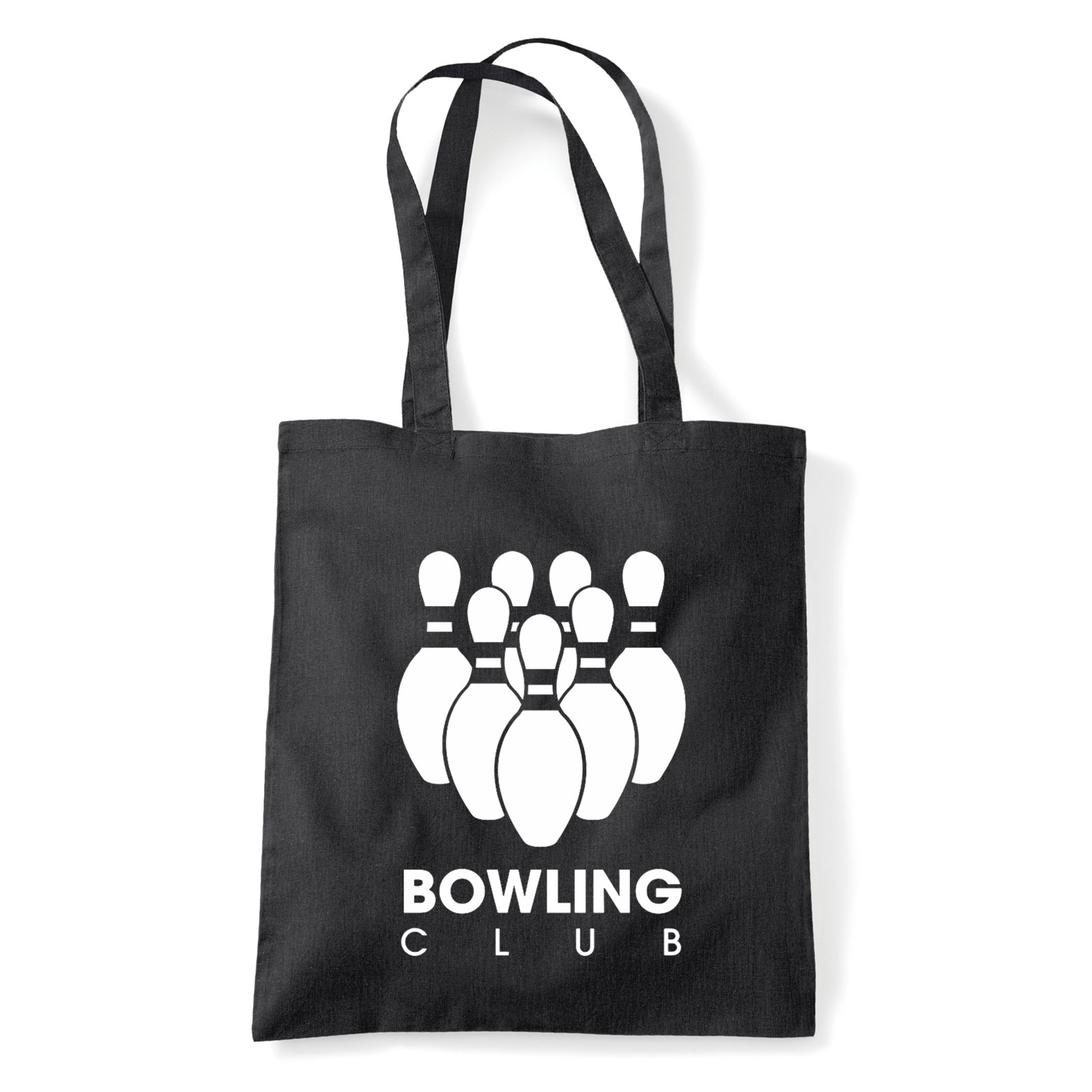 bowling club Fekete Shopper Vászontáska