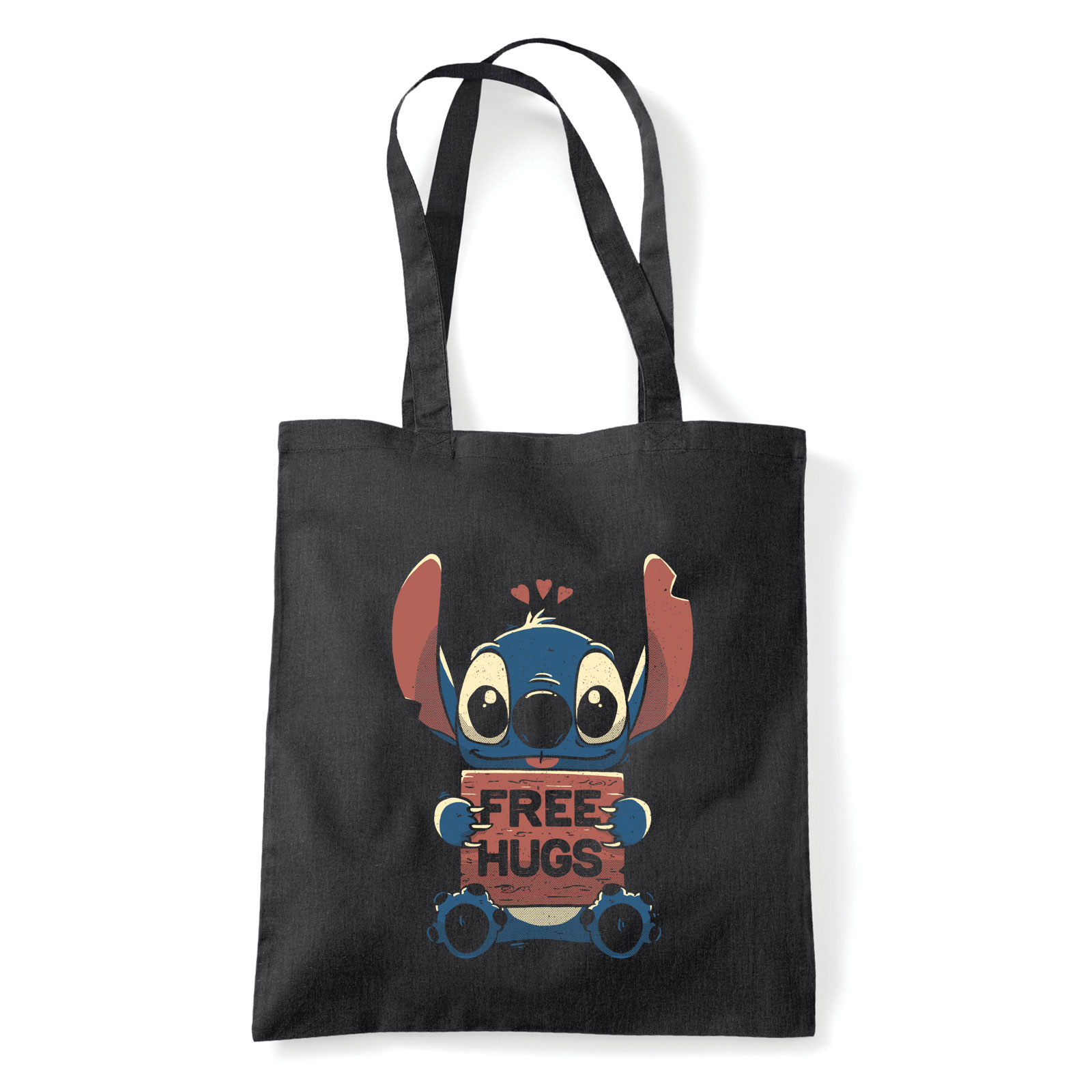 stitch Fekete Shopper Vászontáska