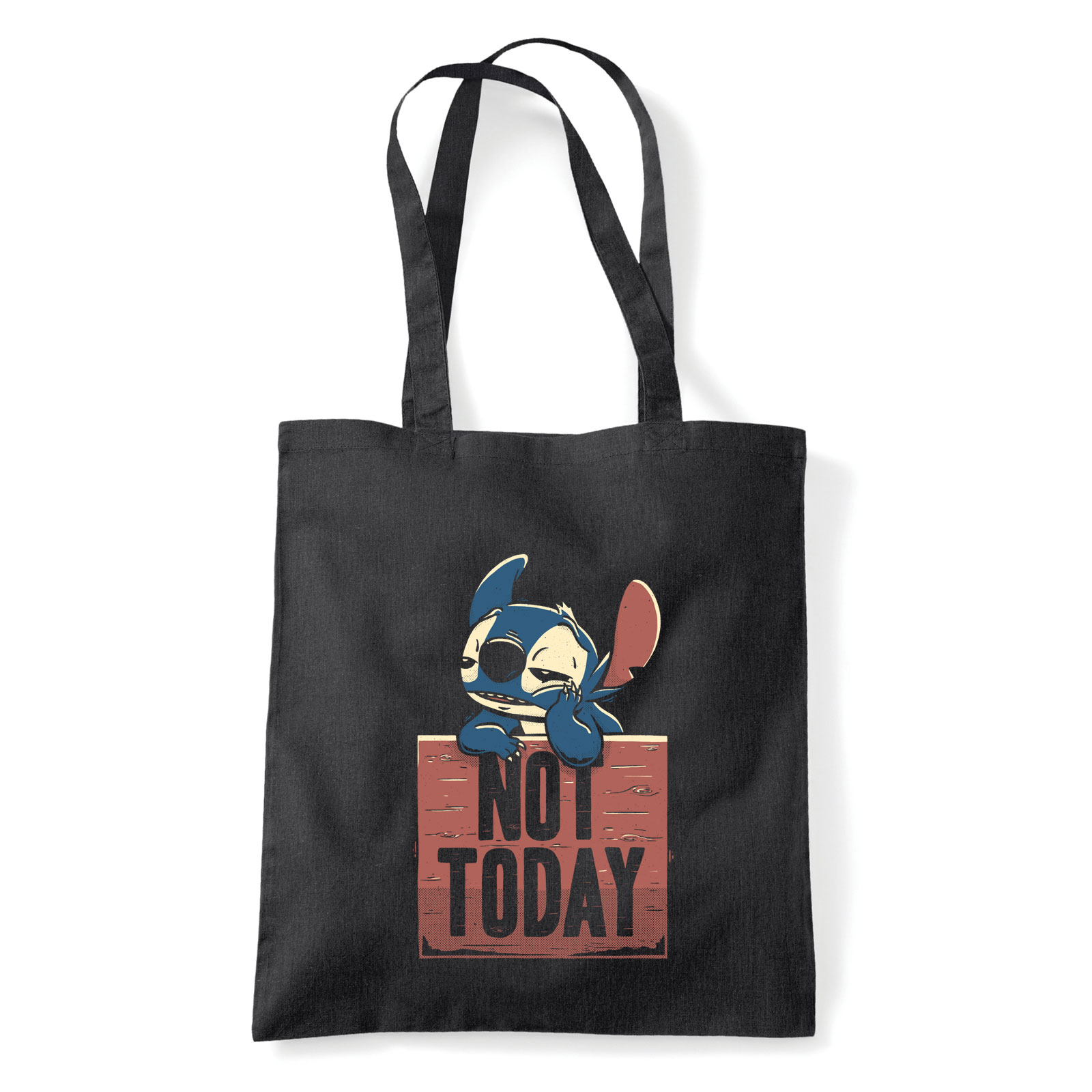 stitch Fekete Shopper Vászontáska