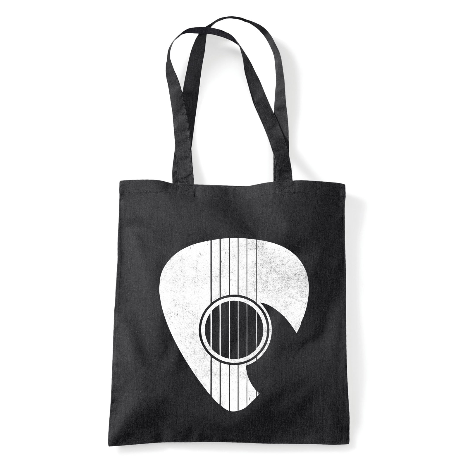 gitár gitárs Fekete Shopper Vászontáska