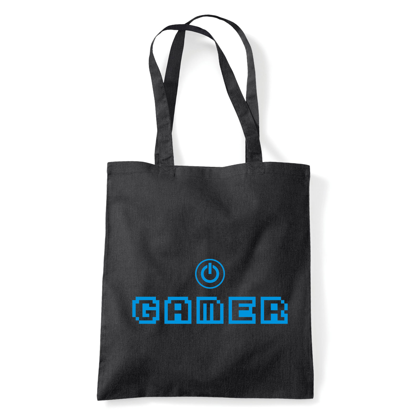 gamer Fekete Shopper Vászontáska