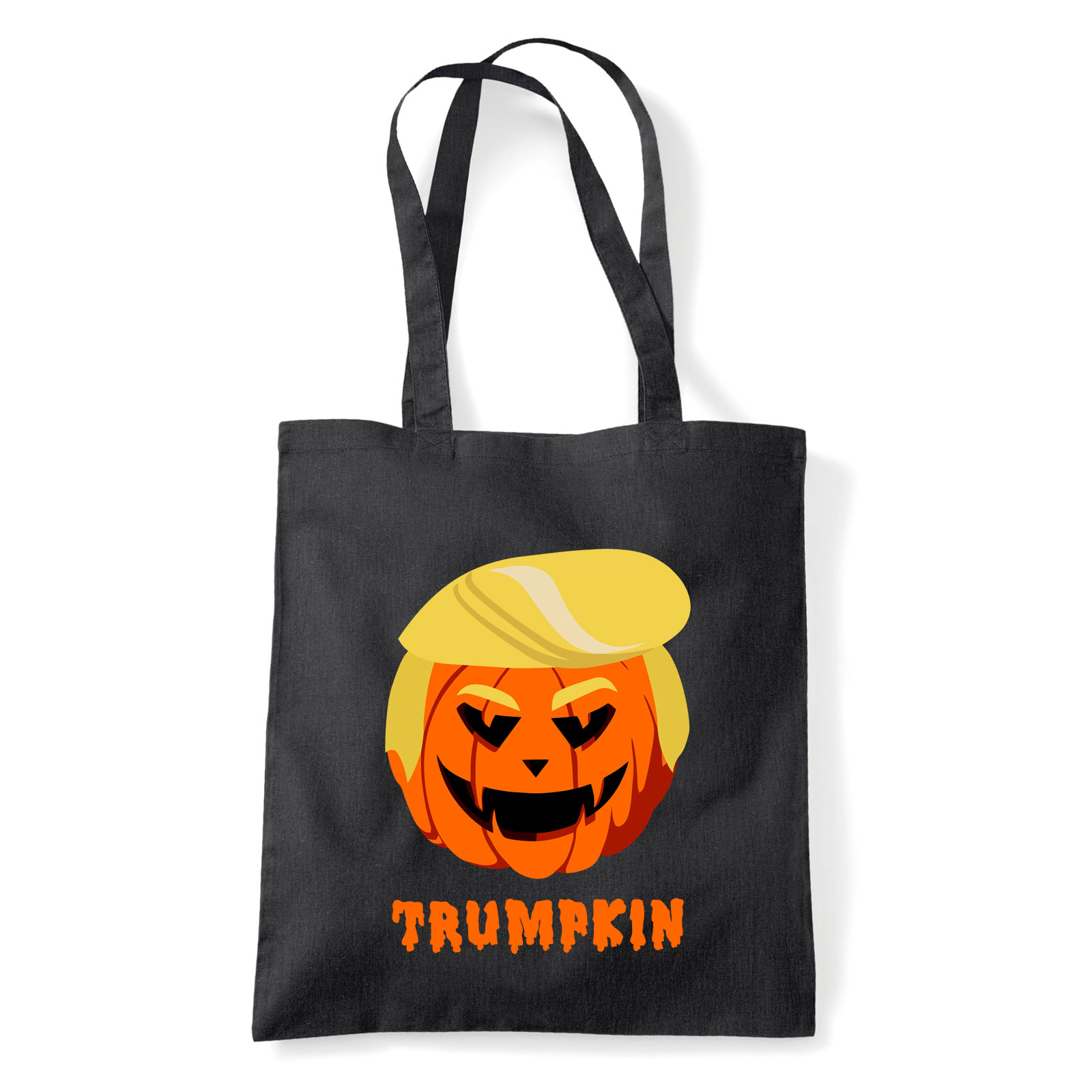 donald trump tök halloween Fekete Shopper Vászontáska